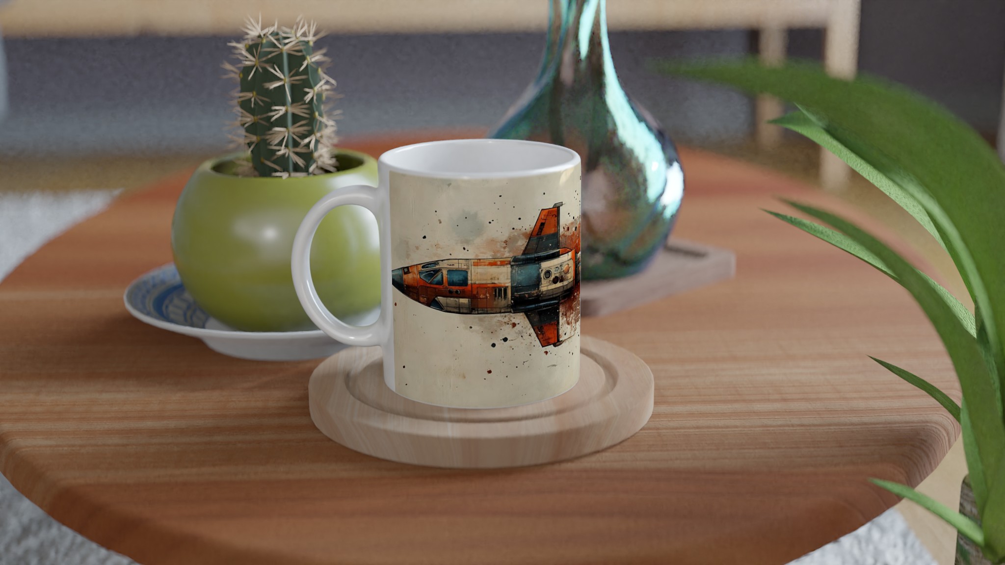 Retro Rymdskepp Mugg – Vild Energitryck i Keramik, Välj Din Färg! 9 f31ab556-cf95-4a22-81ad-4b7d7c1fc01e