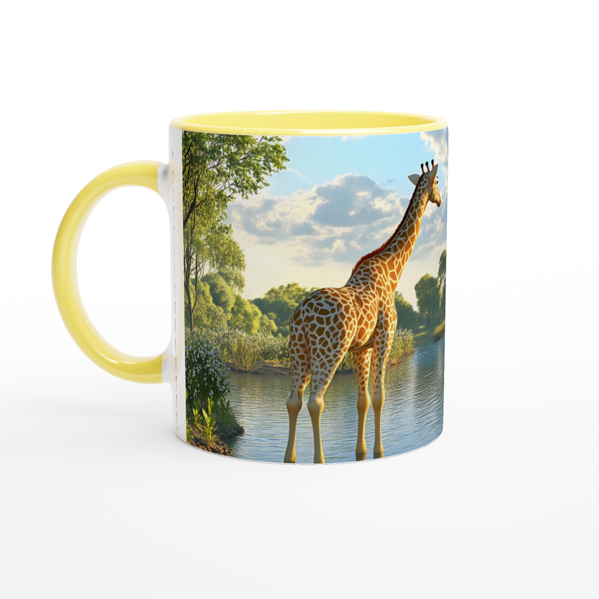 Giraffe i soluppgången – 11oz Keramikmugg med levande Safarimotiv 3 f36eabfc-a133-4018-886b-af96dc96af99