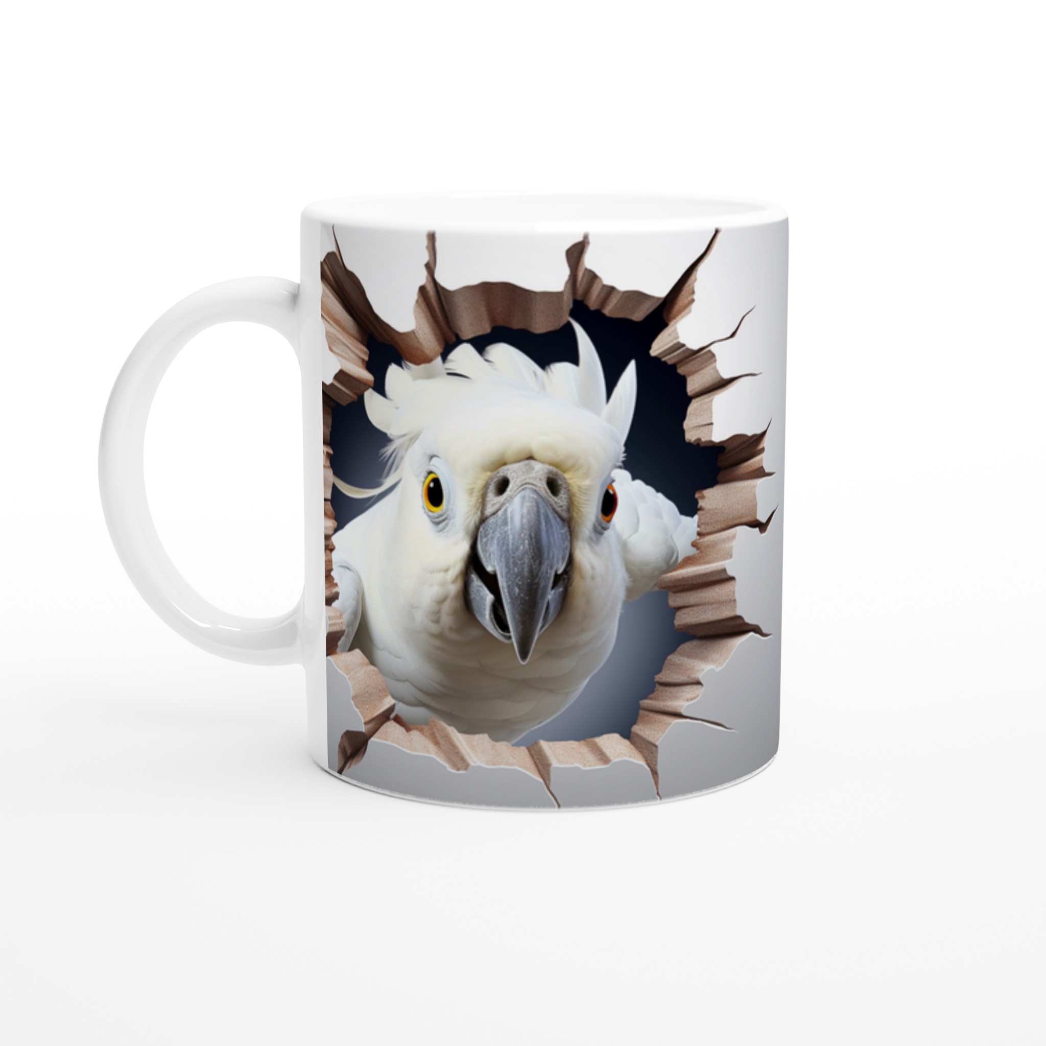 Nyfiken Kakadua Keramisk Mugg – Unikt 3D-motiv som Sticker Ut & Finns i Olika Färger 1 f39cdacb-dad6-4201-8f9e-12f1a08ae6ab