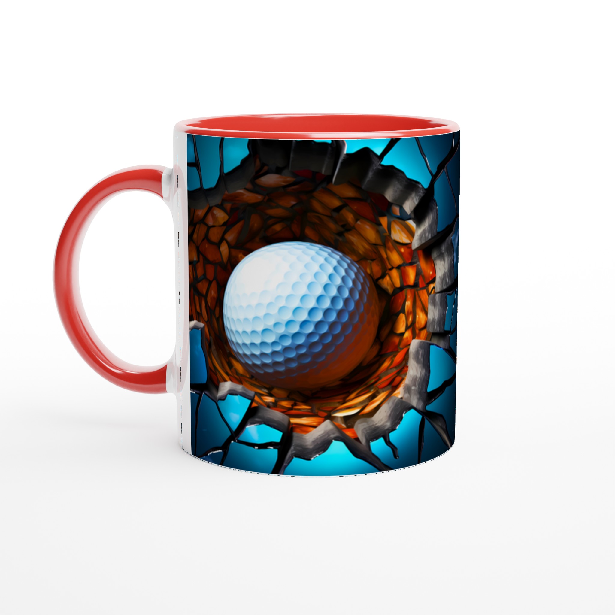 Abstrakt Golfboll Mugg – Perfekt för Golfälskaren, Välj din Färg! 2 f415fe4b-0095-4fdc-805e-51737138b56d