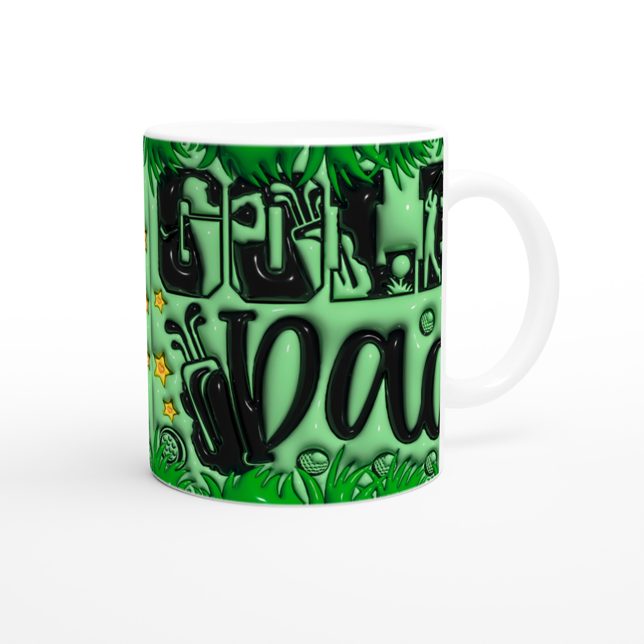 "Golf Dad" Keramisk Mugg – Den Perfekta Presenten för Golffantasten i Ditt Liv, Finns i 7 Färgglada Nyanser! 9 f426c1b1-0171-4701-ad1d-45413fcb6644