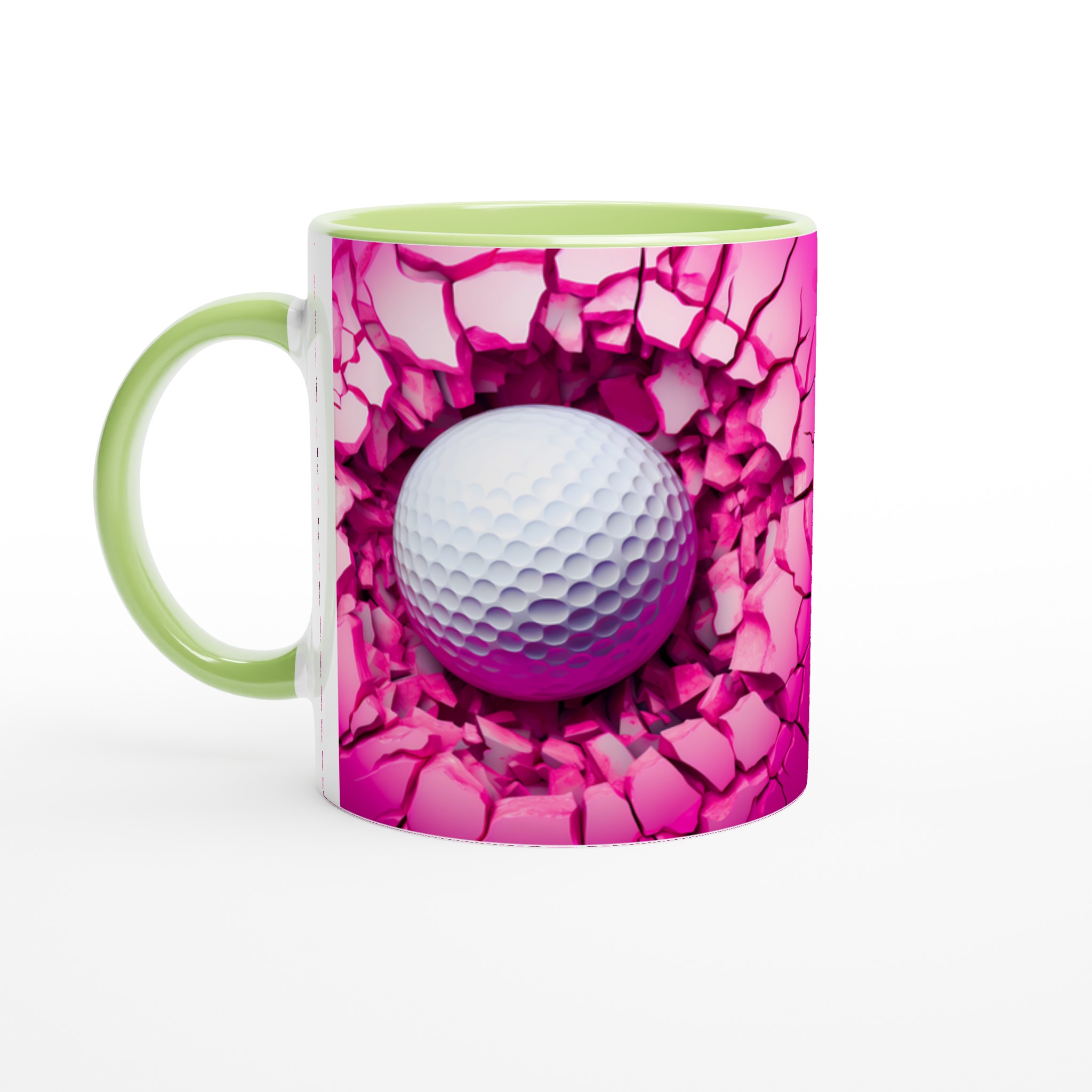 Slående Rosa Golfmugg – 11oz Keramikmugg för Sportfantasten i Ditt Liv 3 f451456c-9843-4900-ad1f-80be9f13dad4