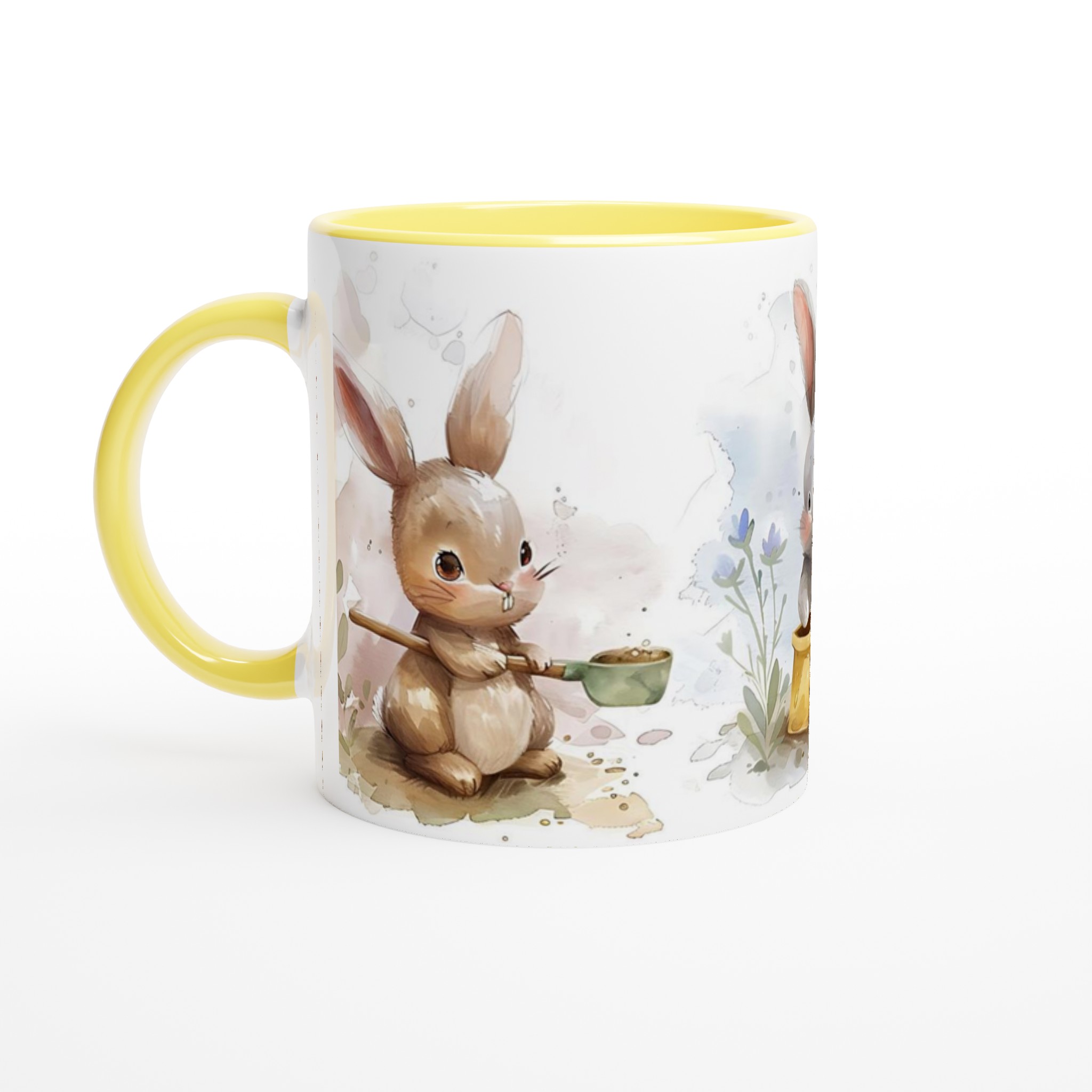 Söta Påskkaniner 11oz Keramisk Mugg – Charmig Akvarelldesign i Flera Färger 6 f455cfe8-2096-46e3-ba14-c16876ad3812
