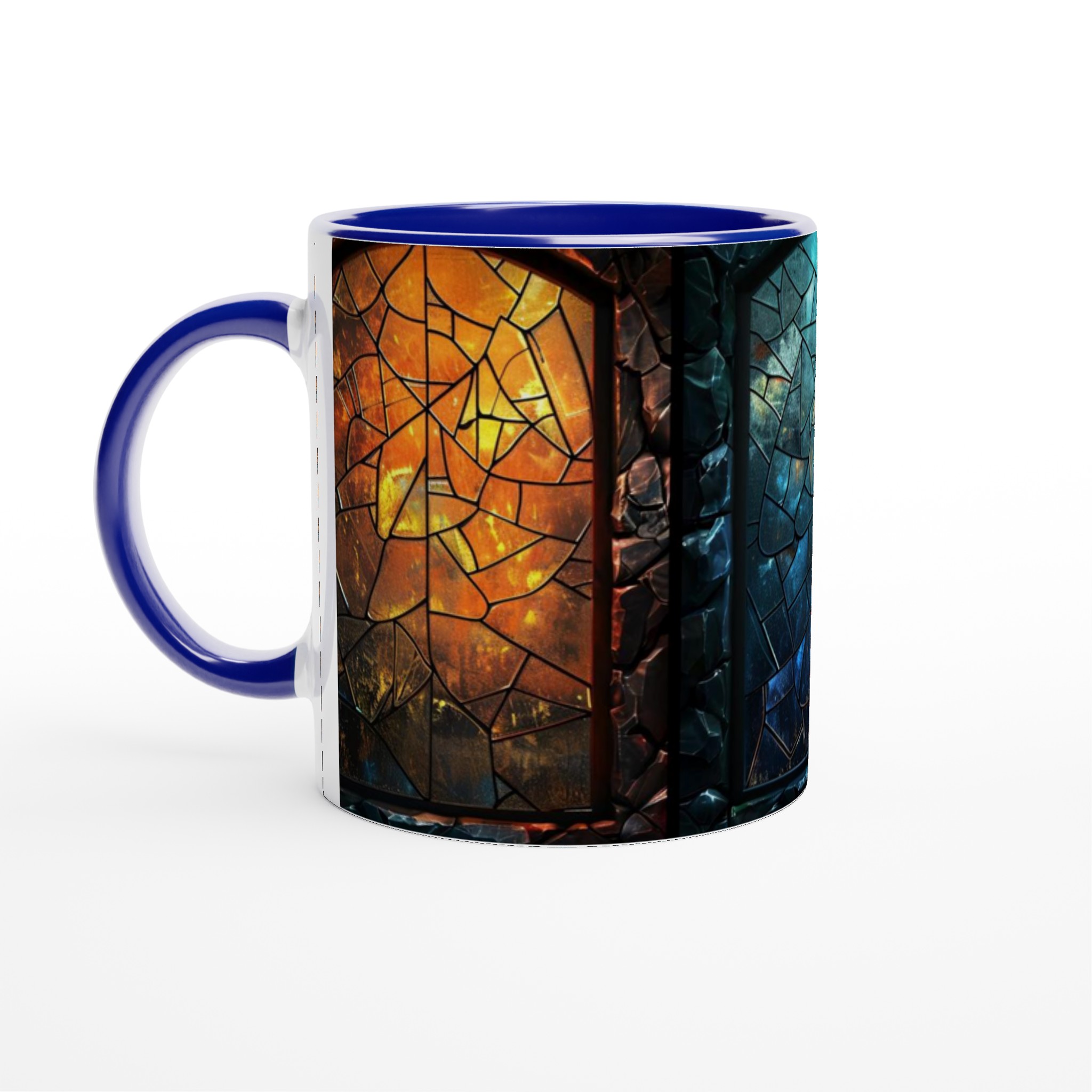 11oz Premium Keramisk Mugg med Väljbar Färgglad Glasdesign – Vit, Gul, Rosa och Fler 4 f46df41c-b5ae-4ec1-b87a-13bc7d4fabd7
