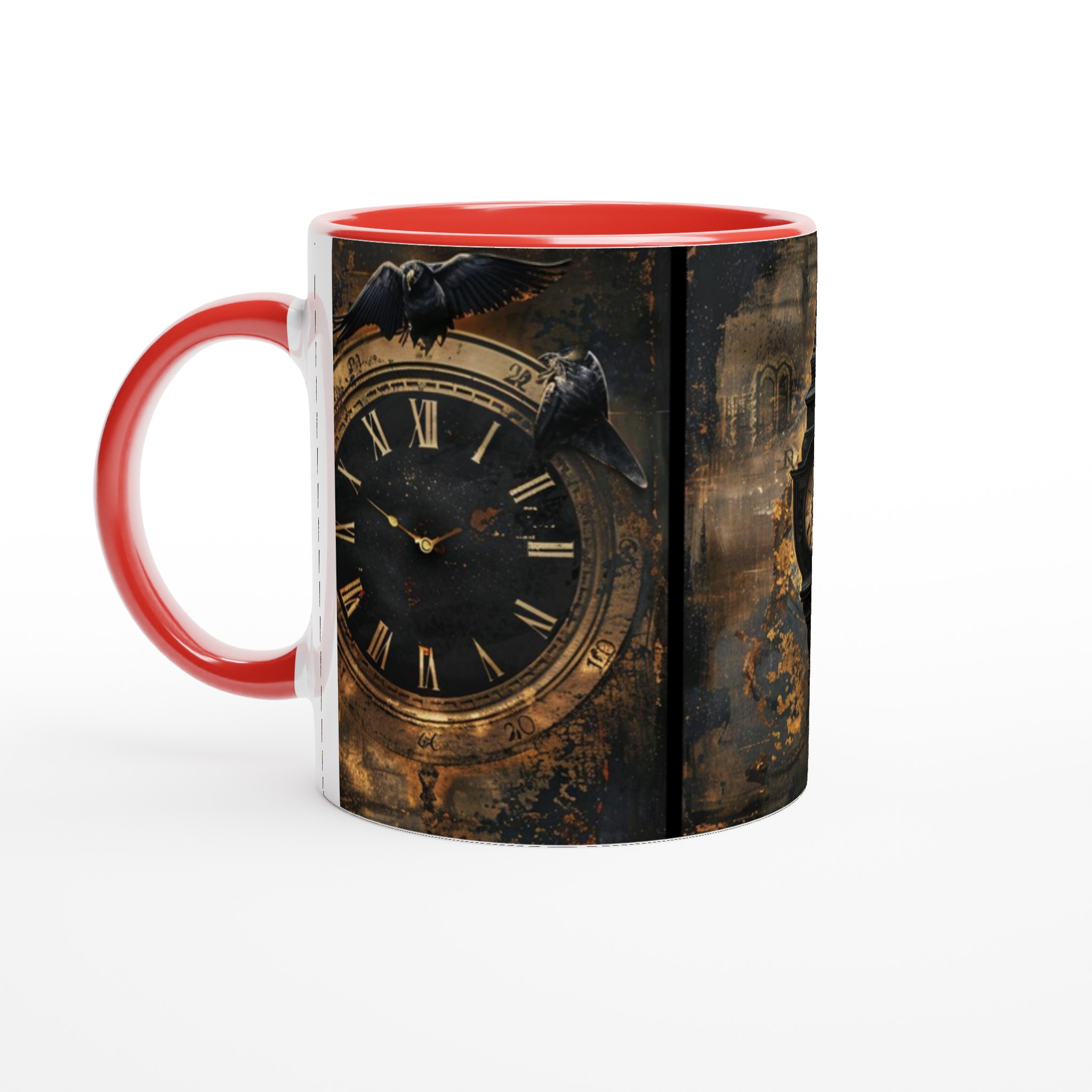 Tidlös Skönhet: 11oz Keramikmugg med Mystisk Antik Urverkdesign 2 f4ecb315-1867-4a62-b5d8-17febbe6e4b3