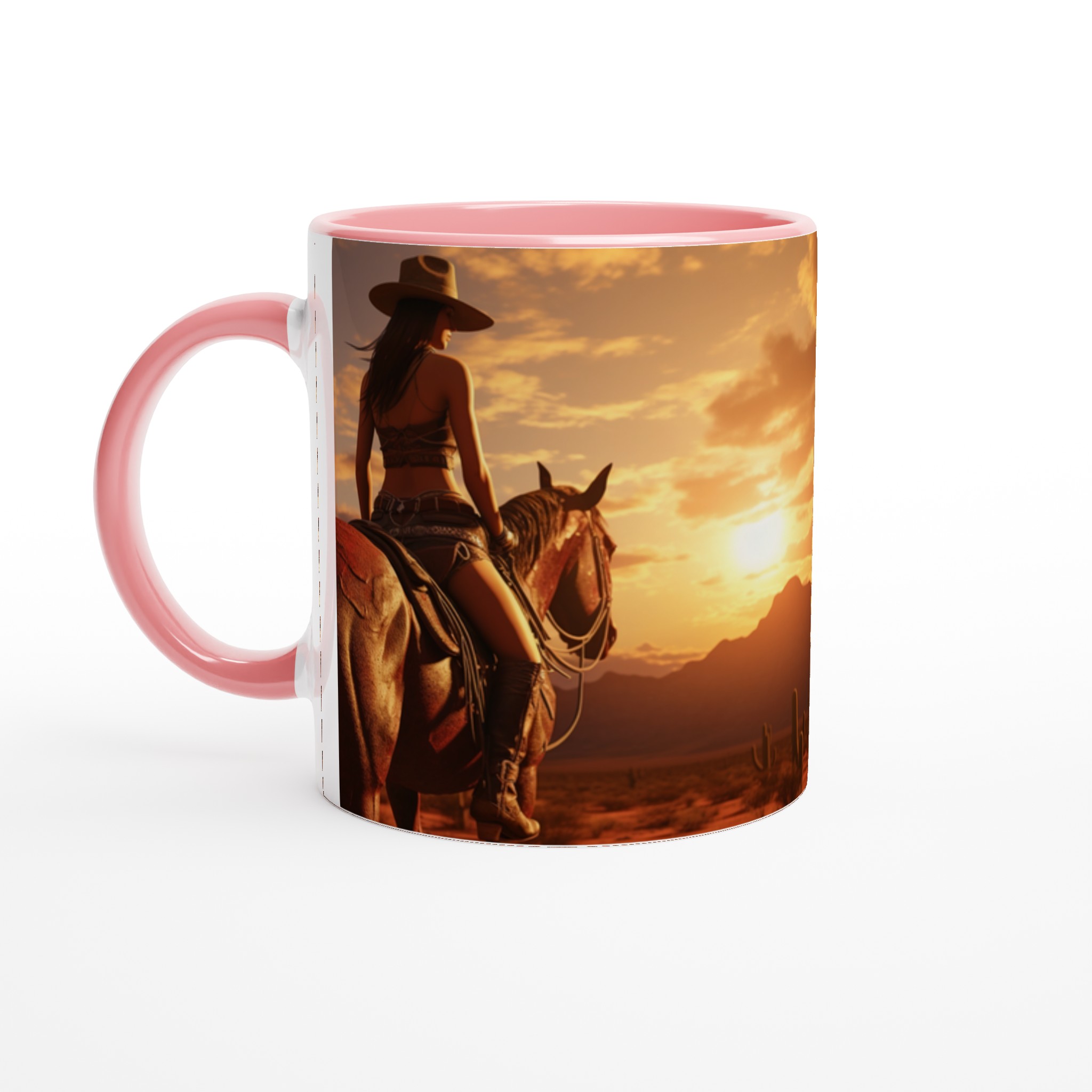 Western Sunset Riders – 11oz Keramikmugg i ditt val av sju livfulla färger 6 f514fa2c-73c5-46bf-a136-60e64a0d8eb0