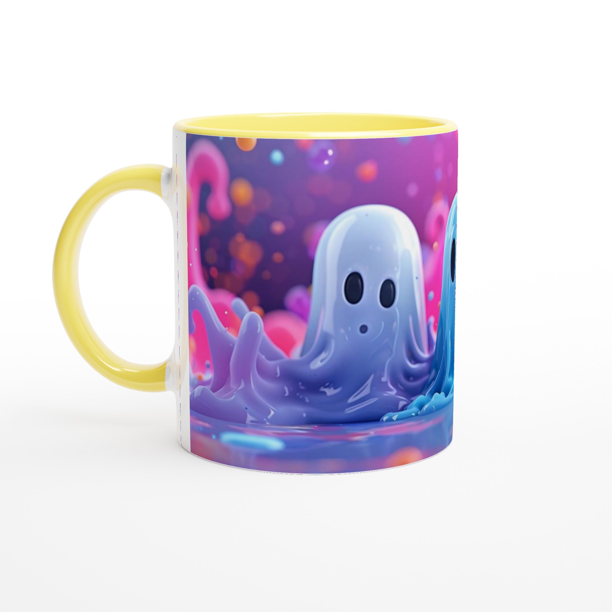 Sött Spöke Halloween Mugg – Lekfull Design i Livfulla Färger, Välj din Favorit 5 f53d5955-b7a0-4fbc-98a5-5ffdf585ae95