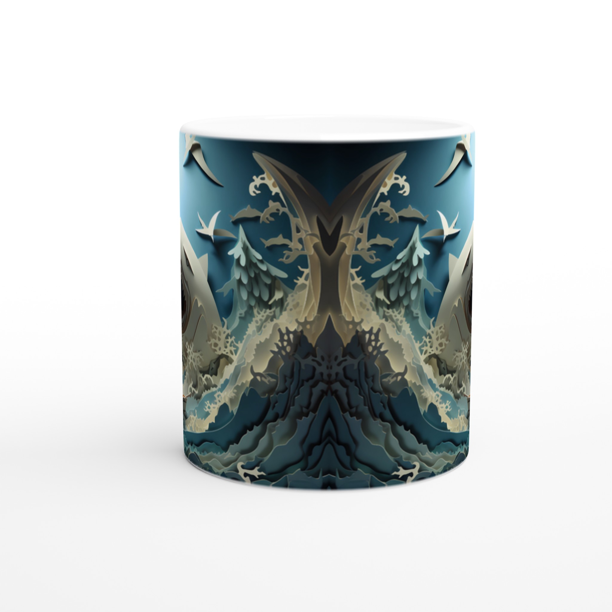 Havets Djup Keramisk Mugg – Unik Papperskonst Design, 11 oz 8 f54cdd6e-e8b2-4a4f-b1c6-a45b20b7400f