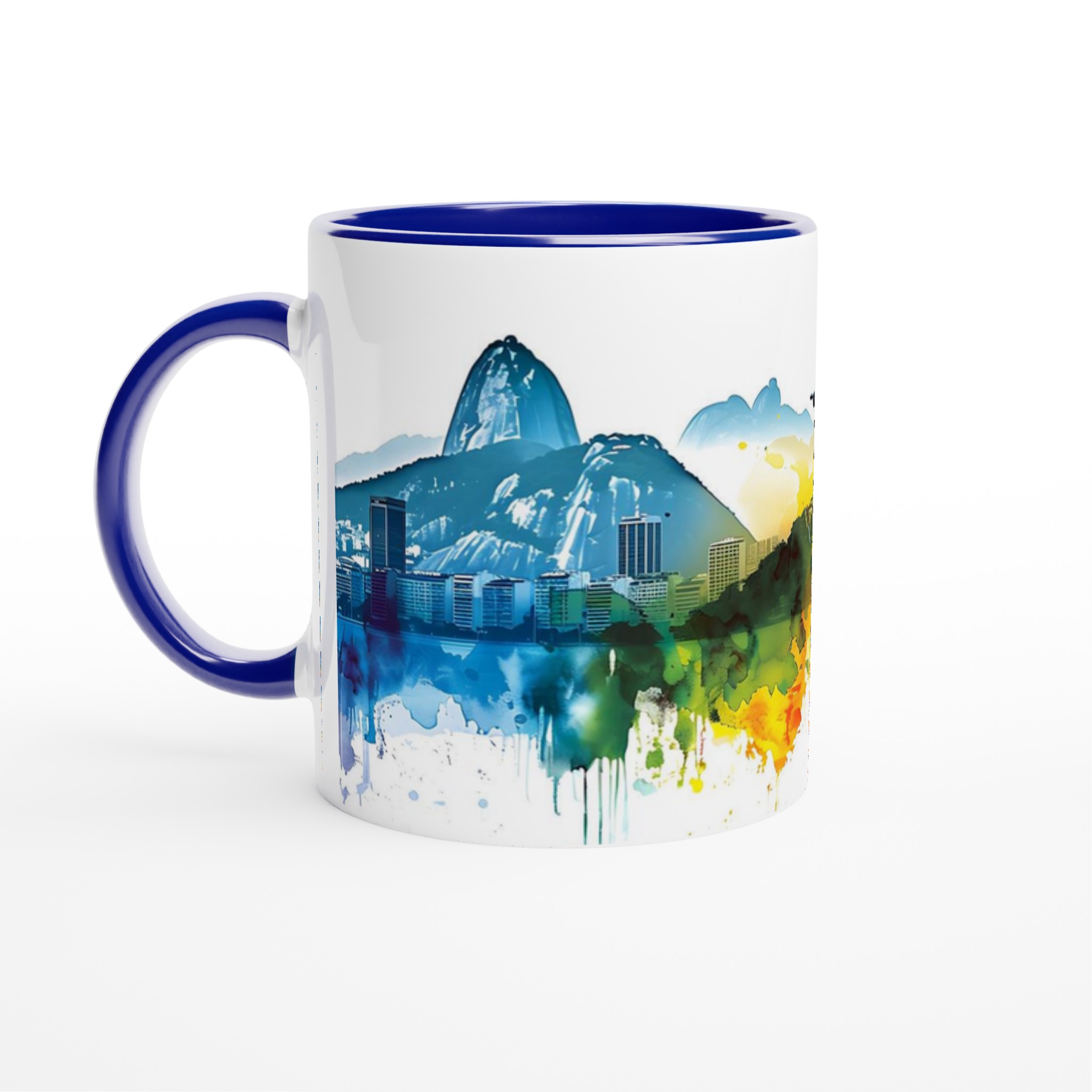 Rio De Janeiro Watercolor Cityscape Keramikmugg – En Färgexplosion för Din Kaffestund 4 f5774853-dc88-42fd-bc35-7ee9326cfb78