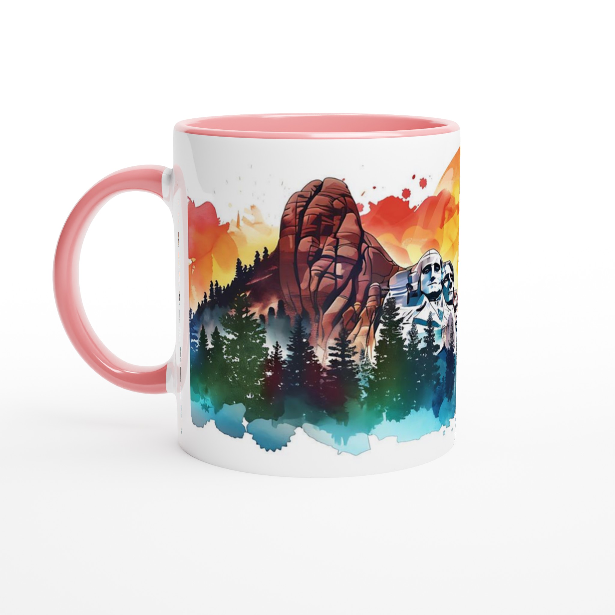 Historiska Monument i Akvarell 11oz Keramisk Mugg – Konstnärlig Design i Flera Färger 6 f59303ce-c15c-4ff5-ba95-ac7d4c7eeb13