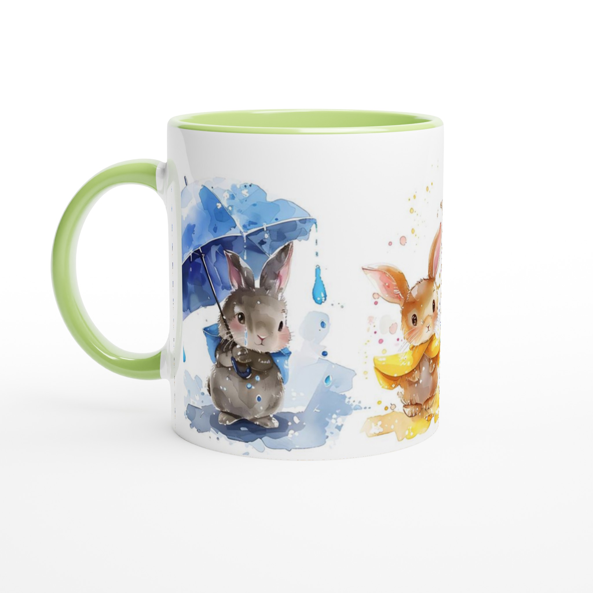 Söta Vattenfärgskaniner 11oz Keramisk Mugg – Lekfull Design i Valfri Färg! 3 f596b48b-81c3-49f6-9bd2-4333af6ab293