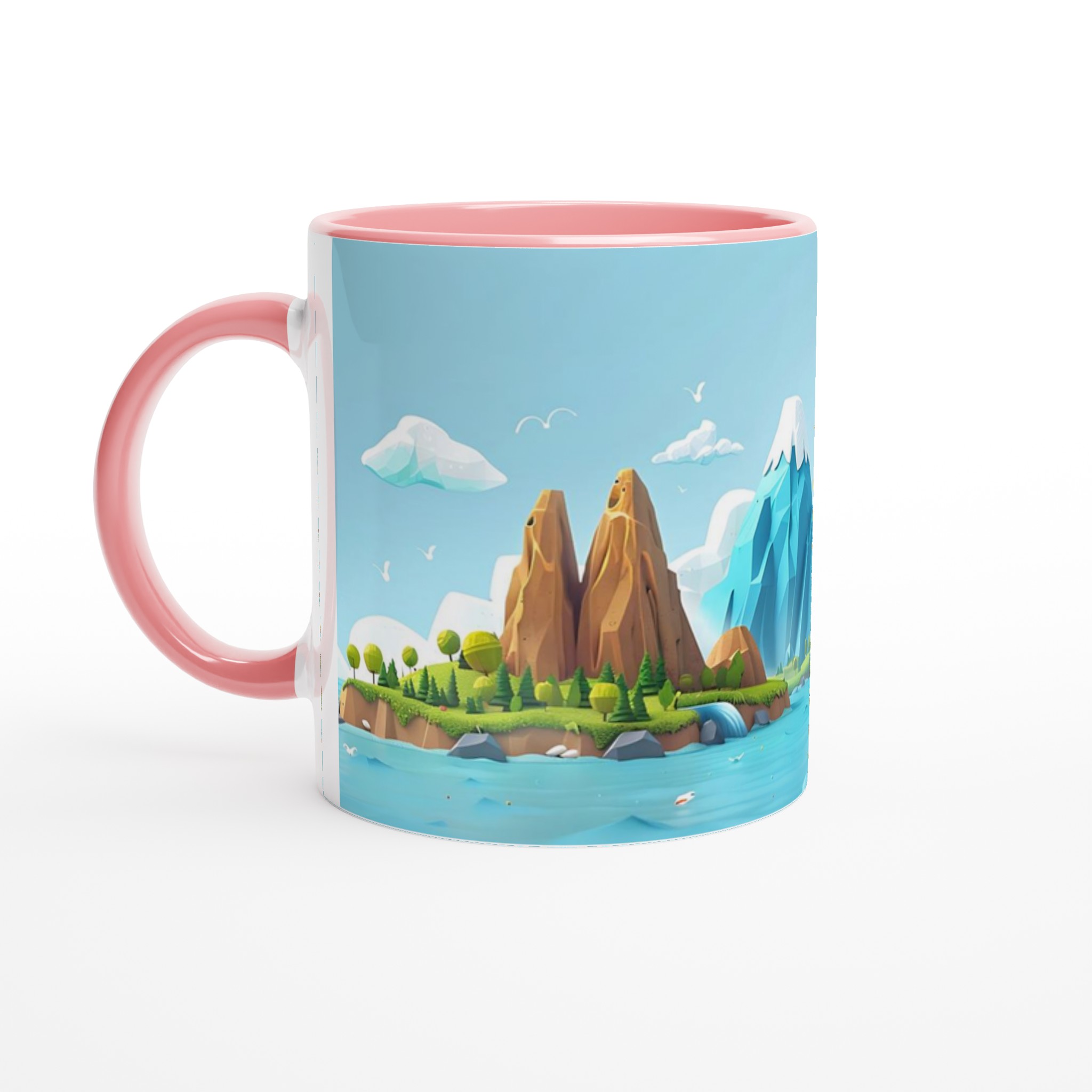Äventyrsmugg: Lekfull Landskap Keramikmugg - 11oz, Välj Bland 7 Färger! 6 f59eec81-47a4-436a-b371-edad0cd8d36a