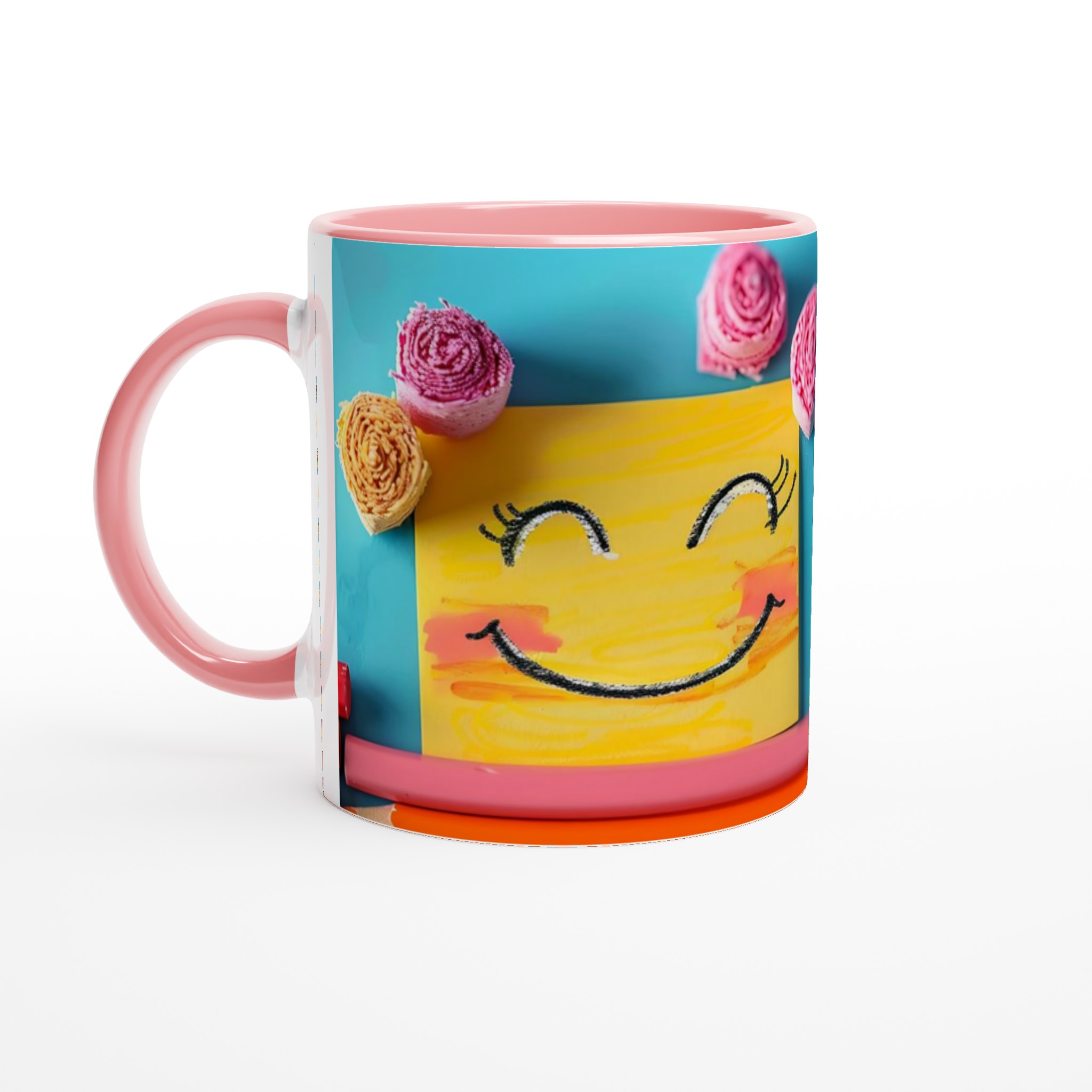 Glad Mugg: Personlig 11oz Keramikmugg i Klara Färger för Kaffe & Te 6 f6169e2b-8812-463f-872b-d6eaa7277986