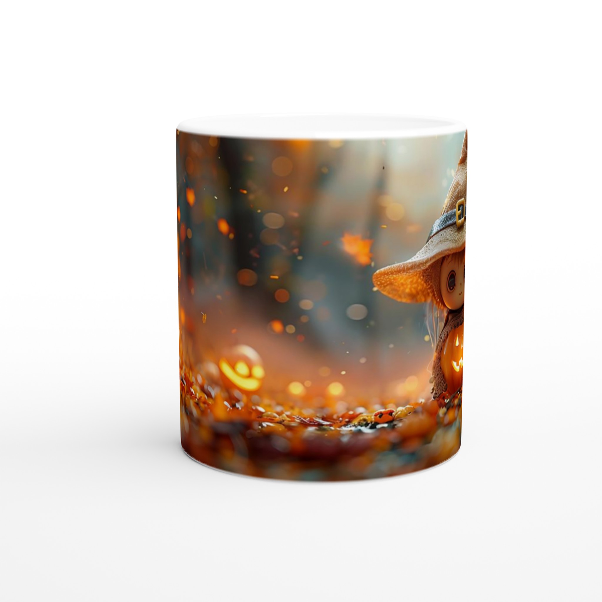 Söt Halloween Witch & Pumpkin Keramisk Mugg – Personlig Design i Flera Färger (11 oz) 8 f626b039-0eb7-41e9-b962-ac84755f9901