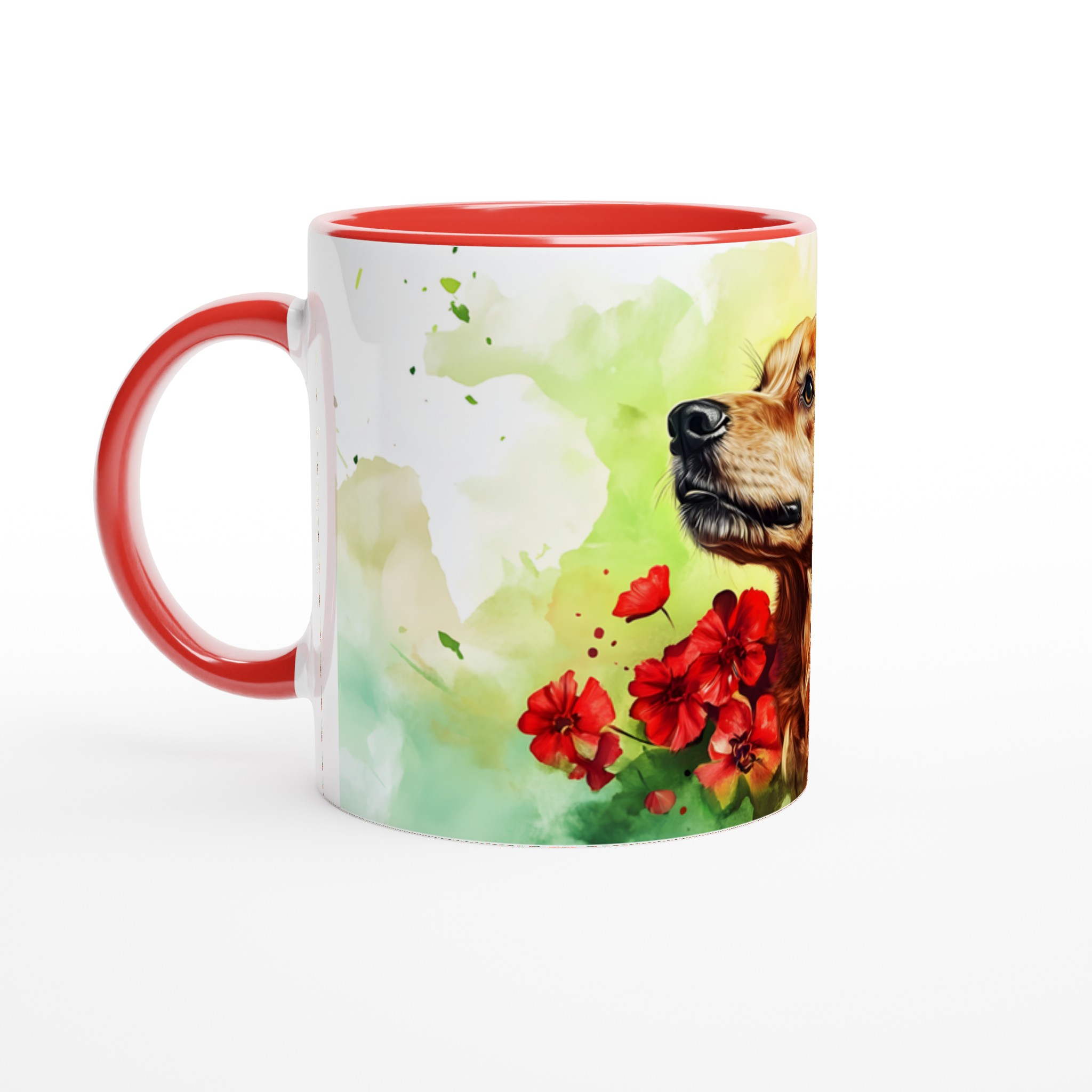 Färgsprakande Golden Retriever Keramikmugg – Perfekt för Hundälskaren i Valfri Färg! 5 f63212d4-2841-4a0a-8b08-b65e6c498b35