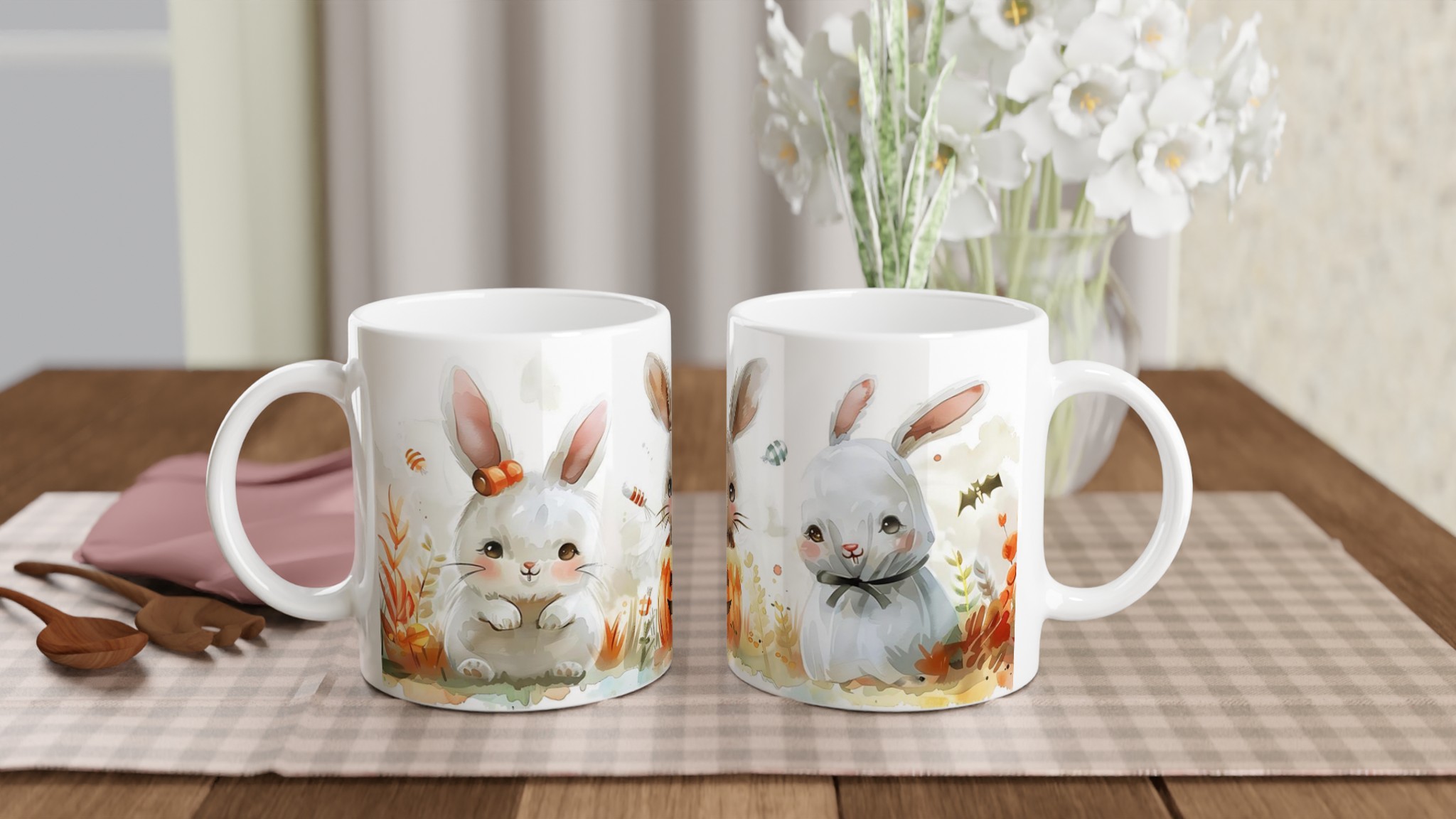 Söta Halloween Kaniner Keramikmugg - Skräddarsy Din Spöklikt Charmiga 11oz Kaffemugg 10 f63ed70d-b57b-43b4-9a32-eb25c2f0671d