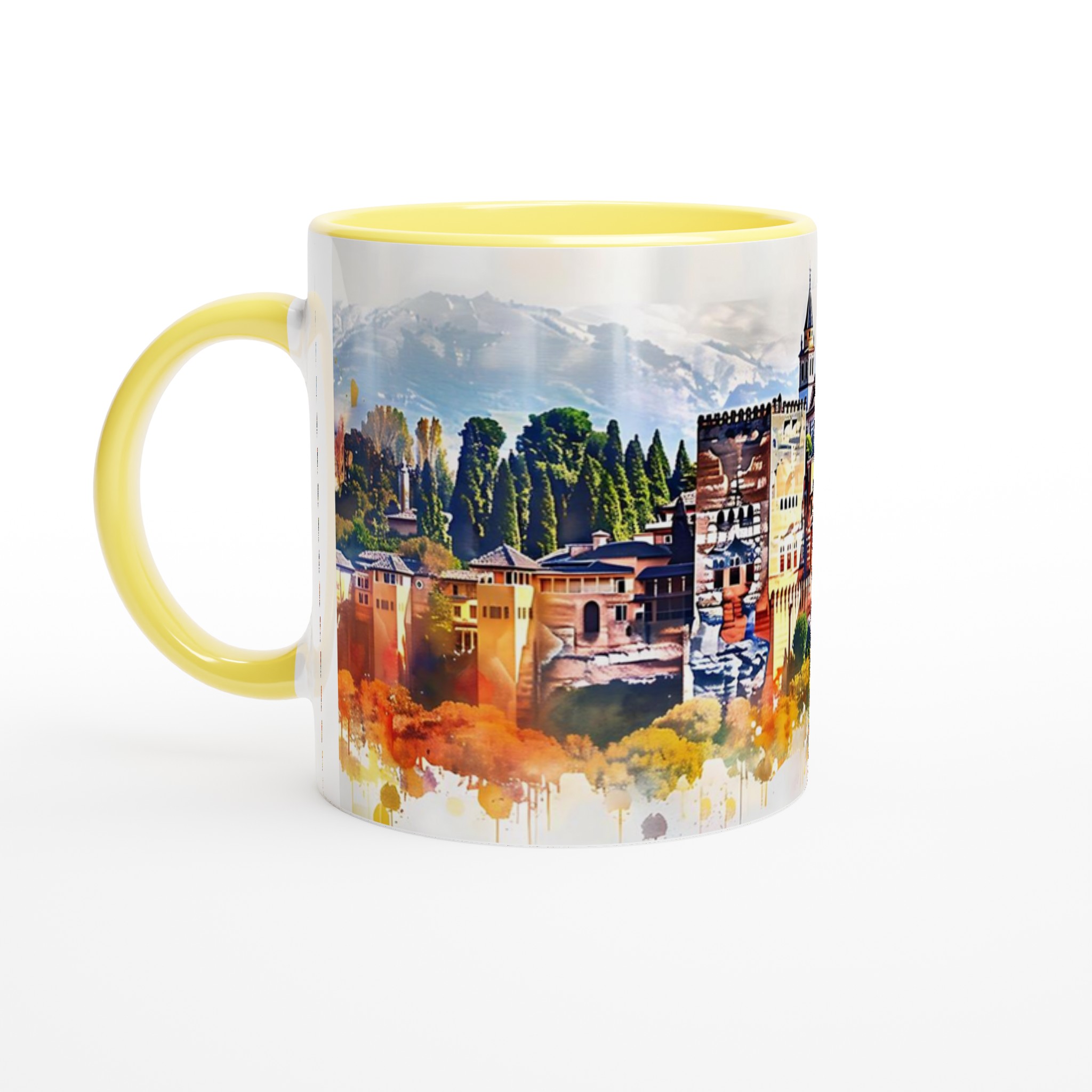 Alhambra Akvarell Mugg - Historisk Charm i Vibrerande Färg, Välj Bland 7 Keramiska Nyanser 5 f69e723b-4436-4582-a4e0-61653dc2d34c