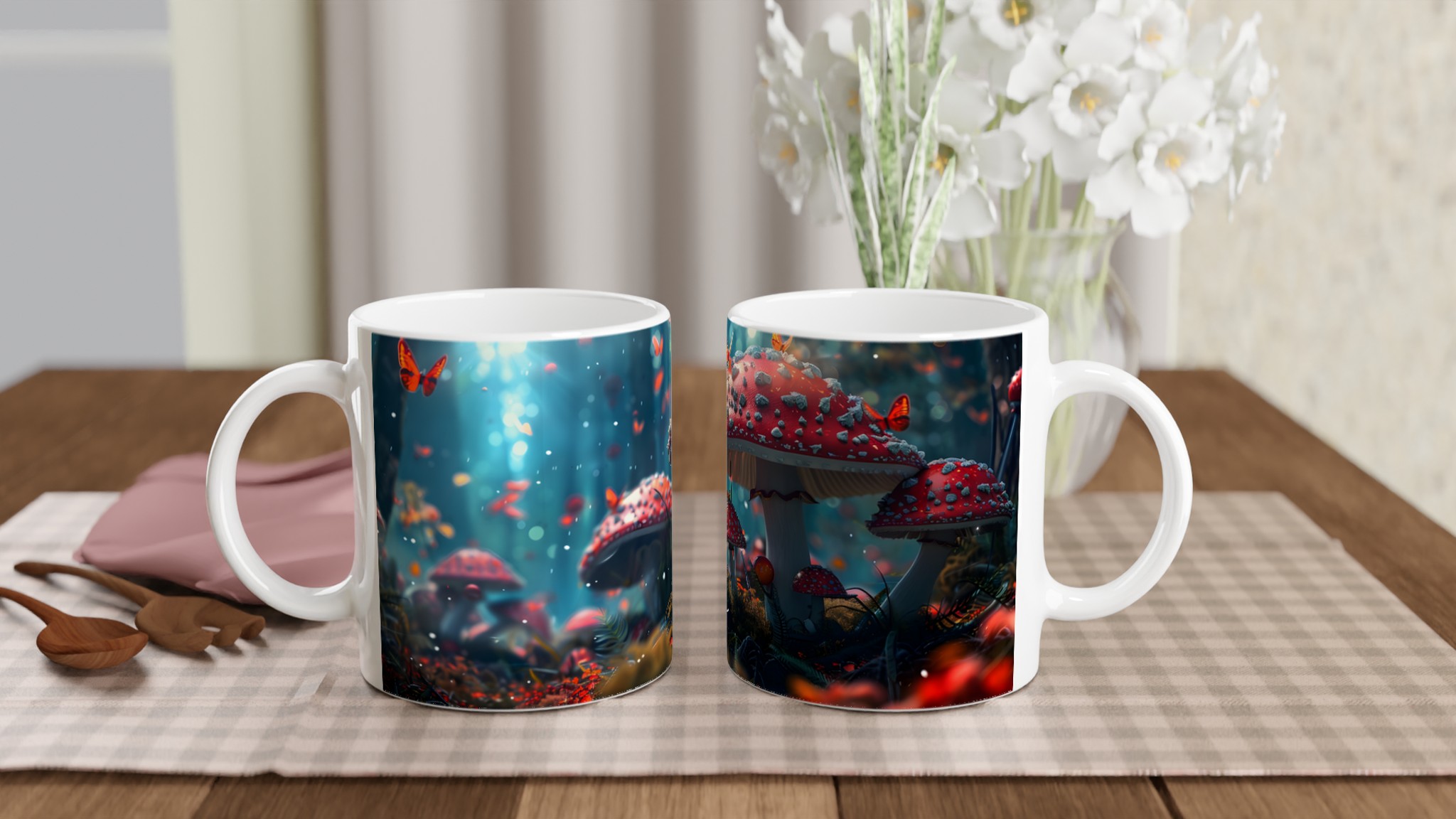Fairy Forest Magisk Keramikmugg 11oz – Skogsdrömmar och Fjärilsdans i Flera Färger! 10 f6af0ce5-a614-49f5-9e0f-4d04e5809dd7
