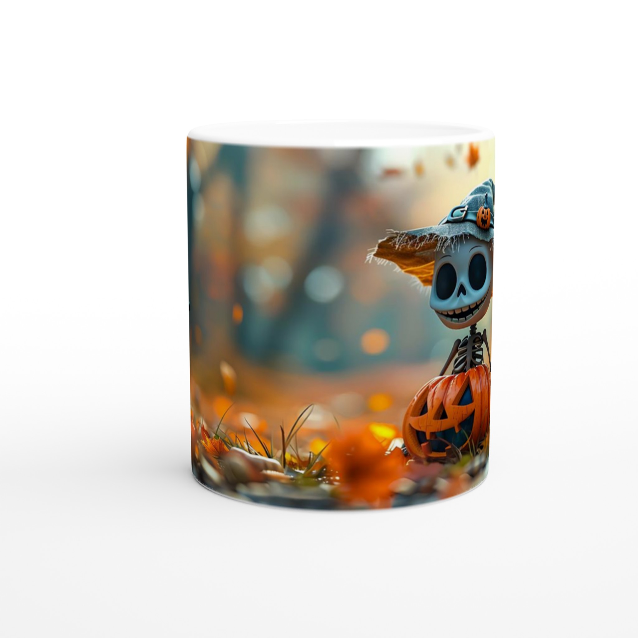 Söt Halloween Skalman Mugg – Unik 11oz Keramikmugg för Höstmys & Bus eller Godis! 8 f705f3a1-0915-4f47-8ebf-4514f4d3d994