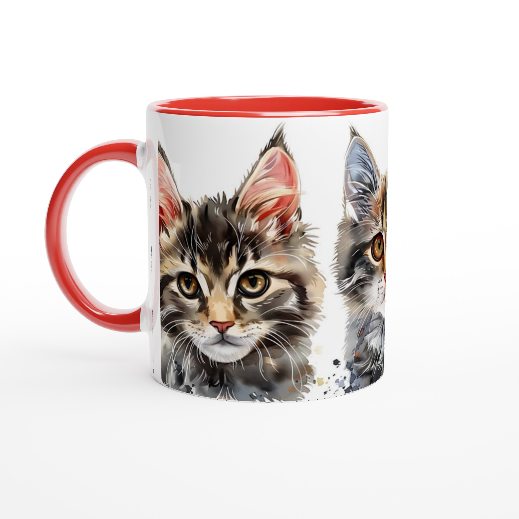 Söta kattungar akvarell 11oz keramikmugg – välj din favoritfärg! 2 f724addf-57e1-41c9-81cf-ece0006259ee