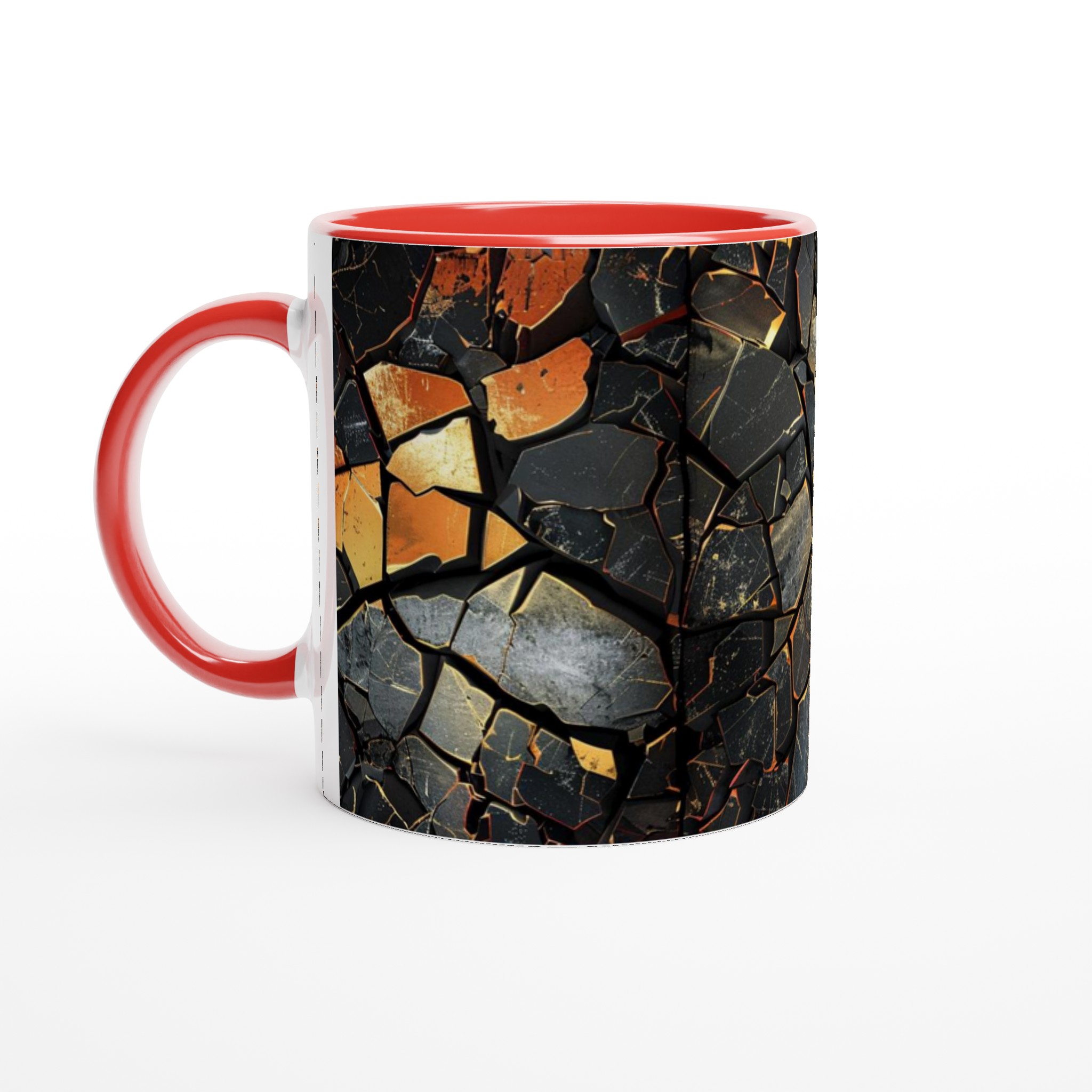 Vit 11oz keramisk mugg med exklusivt svart och guldmönster – välj bland sju keramikfärger 2 f7671207-a9f2-4757-94e6-73fc9e7a5cc7