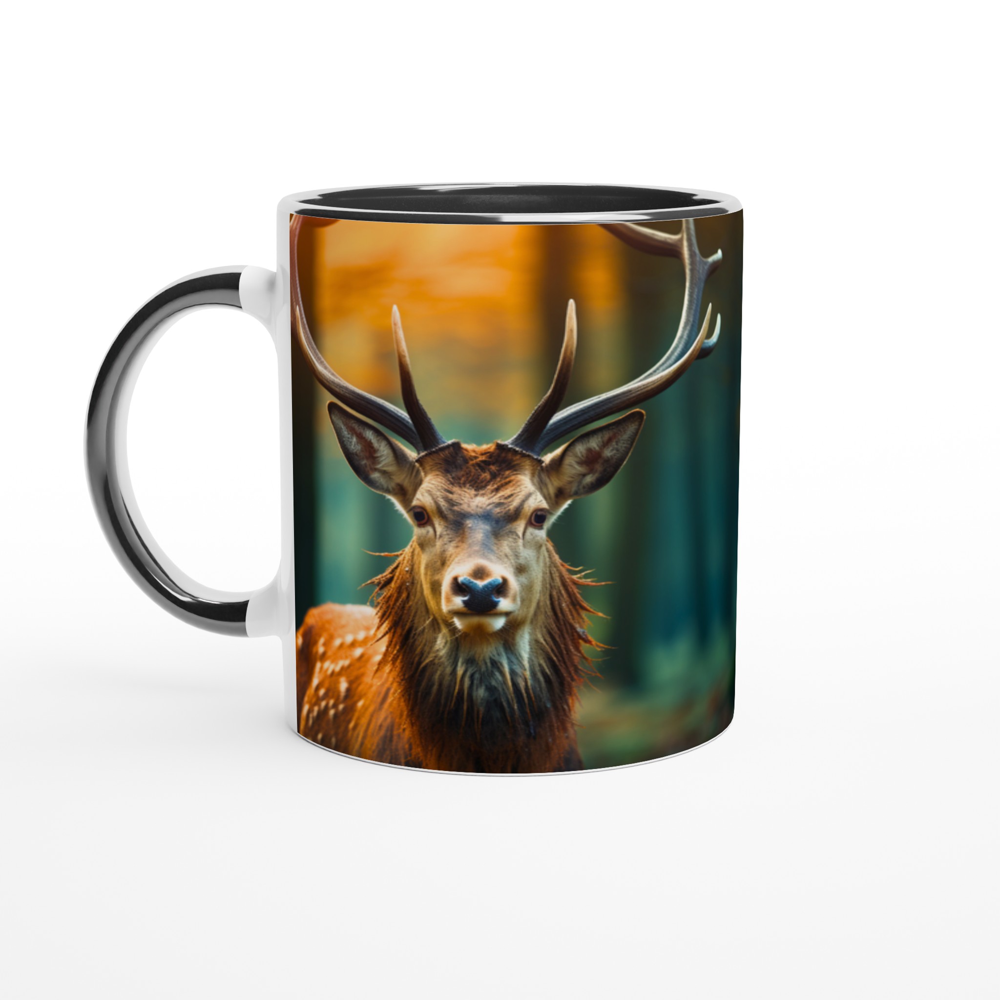 Majestätisk Kronhjort 11oz Keramikmugg – En bit vildmark till ditt kaffe, i ditt val av färg 7 f76c66af-24f8-4681-83fb-0a092b898f67