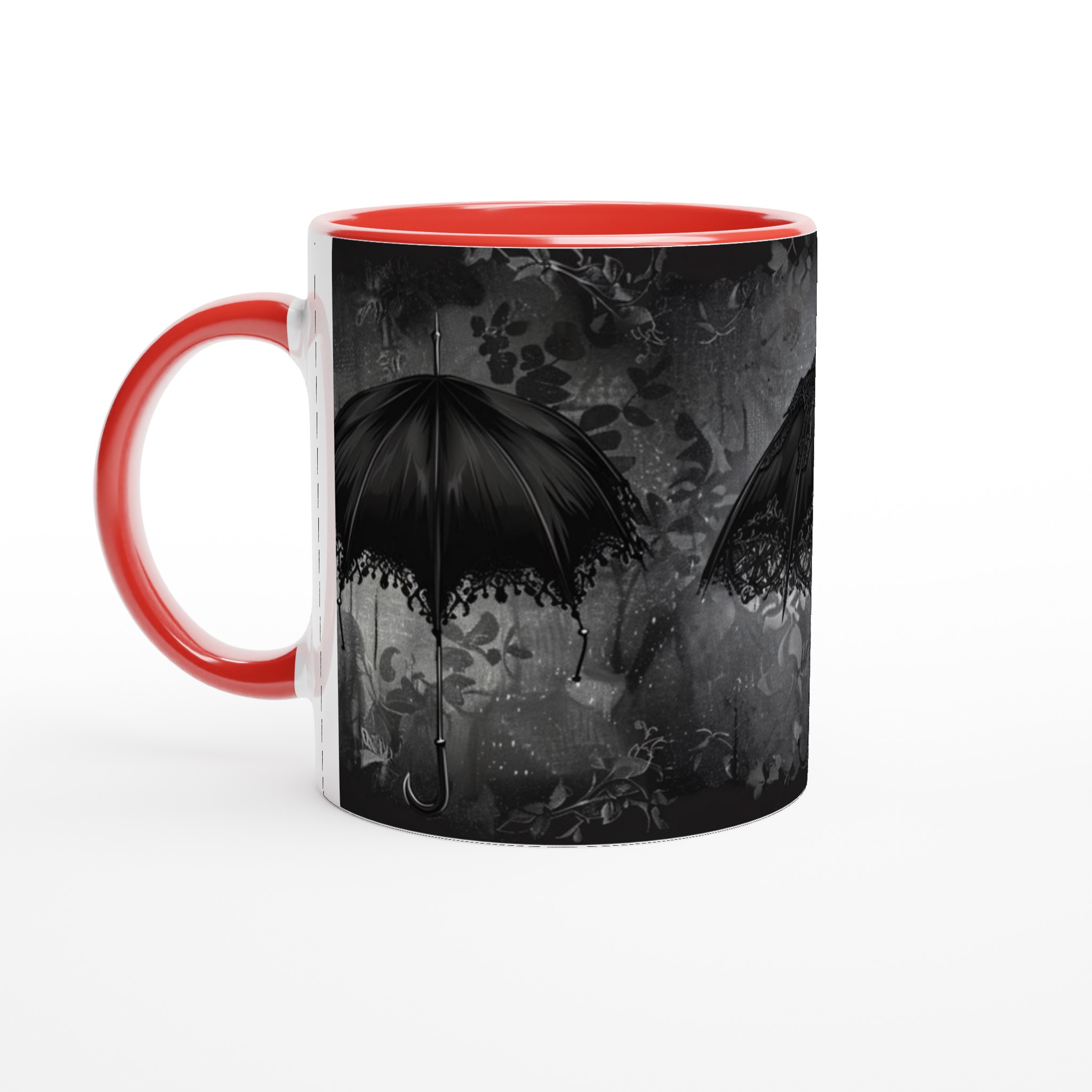 Gotisk Paraply Mugg – 11oz Keramikmugg med Mystisk Design i ditt val av Färg 2 f7743a18-c539-4d97-9c5c-f2b762a8cfa7