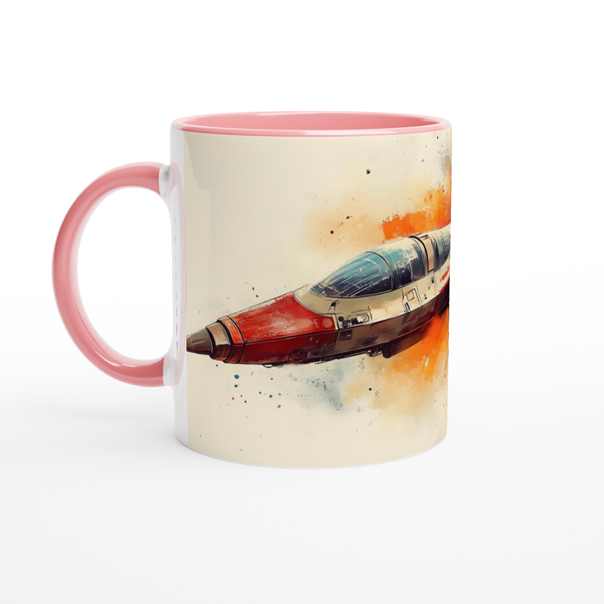 Space Voyage: Dynamic Fighter Jet Mugg – Välj din färg! 4 f778e0a0-c26c-4a59-b36c-b054db6e84ab