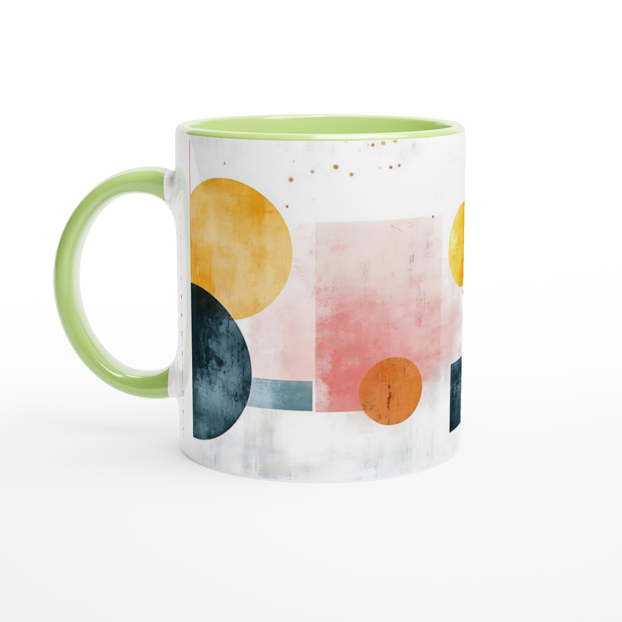 Abstrakt Geometri 11oz Keramikmugg – Färgglad Design för Modern Vardag 7 f7a067db-a7d5-4078-a42d-795cfbc58d19