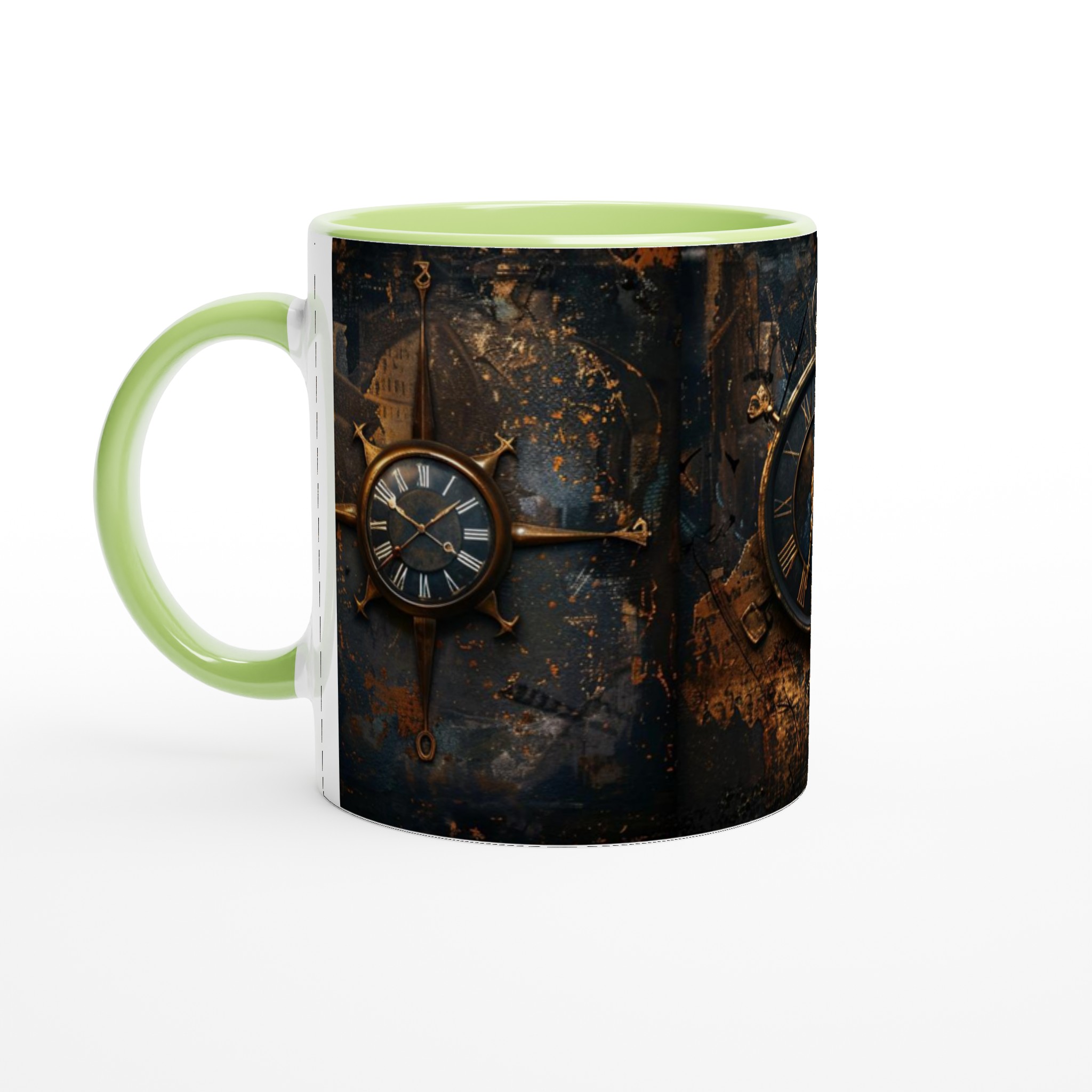 Tidlös Elegans: 11oz Keramikmugg med Antik Klockdesign – Välj din Färg 3 f8182e0d-e8bc-41d9-95e5-418a62cc2a5b
