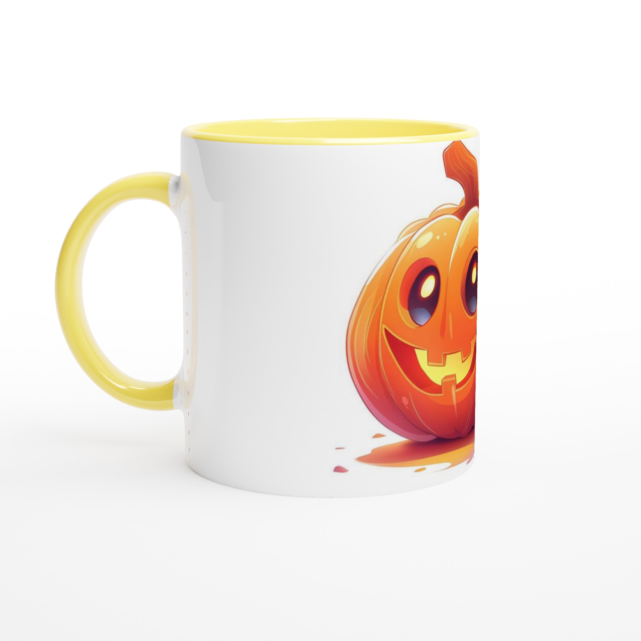Busig Halloween Pumpa Mugg – Lysande Vit Keramisk Mugg för Skrämmande Goda Drycker 5 f88b4259-11e3-4f1b-81ff-57e626222738