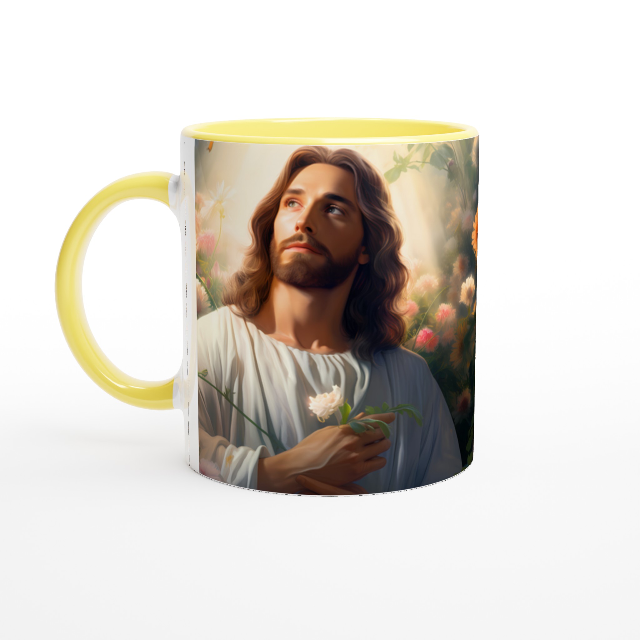 Frälsaren i Trädgården – 11oz Keramisk Mugg för Kontemplation och Friskhet i Valfri Färg 5 f8a9acbb-326e-41d9-bc58-ad0bf7d14a3f