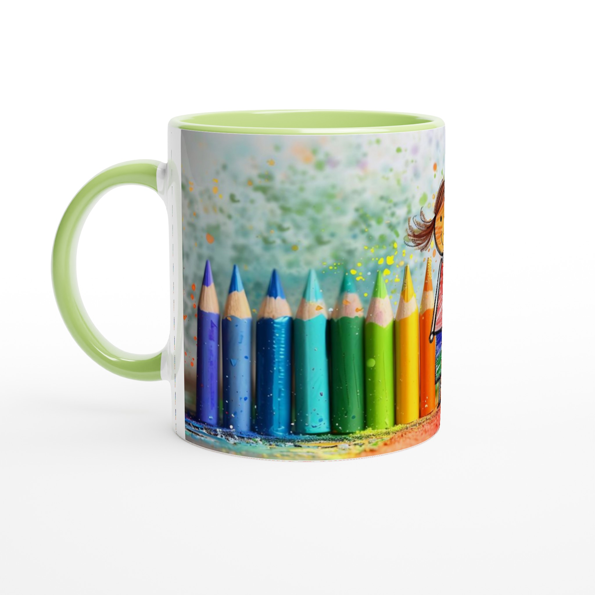 Kreativ Glädje: 11oz Keramisk Mugg med Färgexplosion & Glad Karaktär – Välj bland 7 Livfulla Färger! 3 f8b45415-e742-4348-bfd8-f339850bb3d0