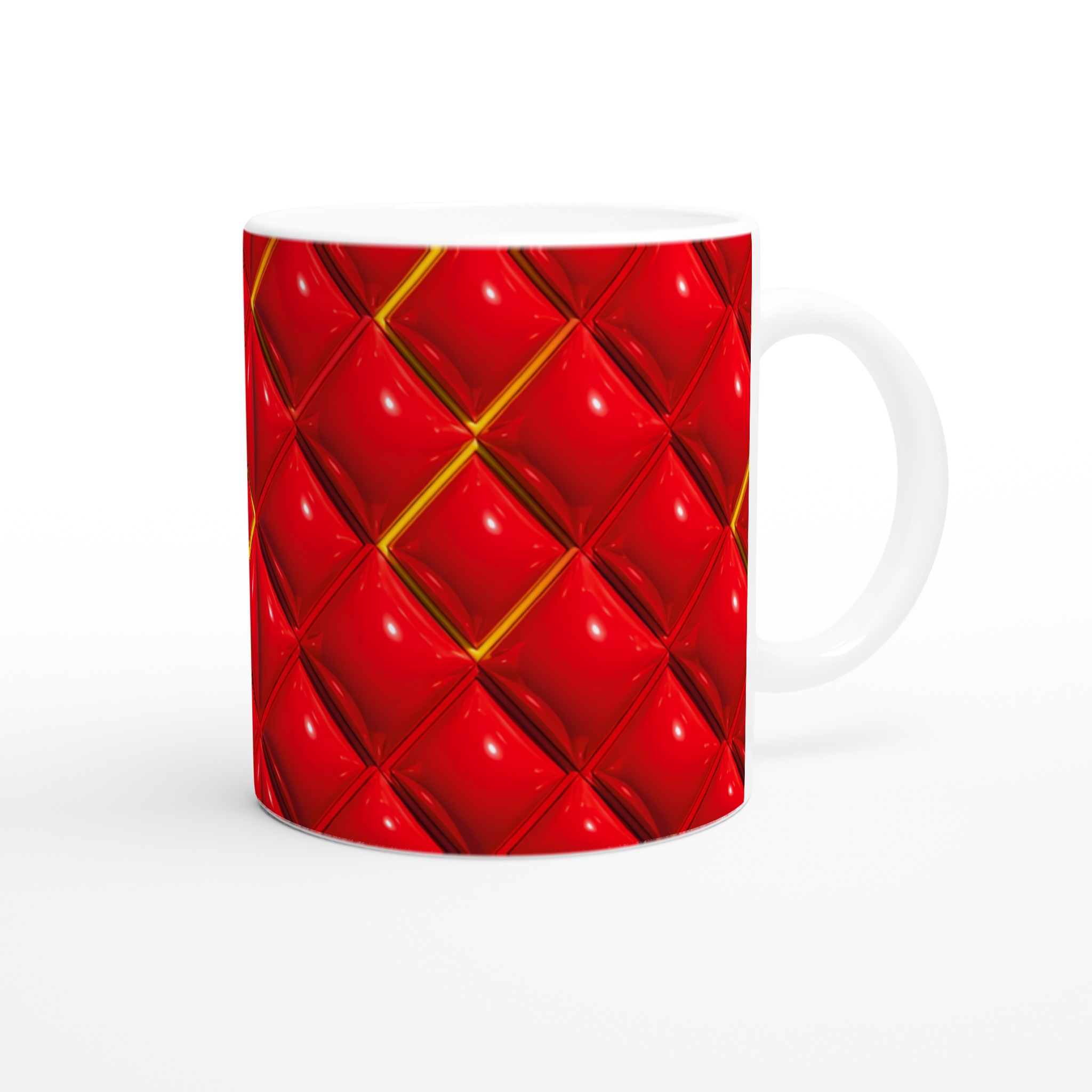 Lyxig Quilted Red & Guld 11oz Keramisk Mugg – Välj din Färg för en Statement-look! 10 f8e311a6-5989-4a94-9818-27b5b75394c0