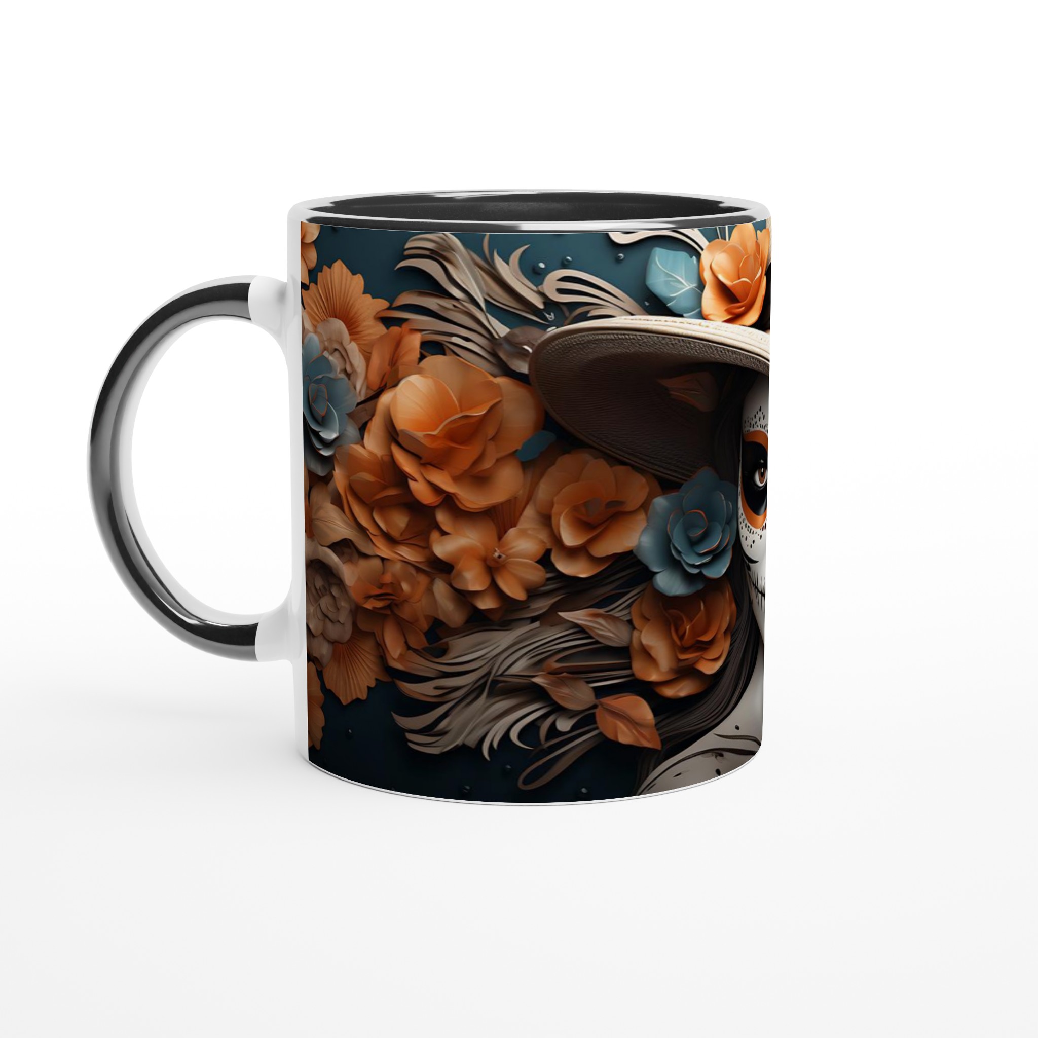 Dia de los Muertos Mugg – Högblank Keramik i Väljbar Färg, 11 oz 7 f8f33bf6-0ed4-4ede-9112-2d5c5dc10284