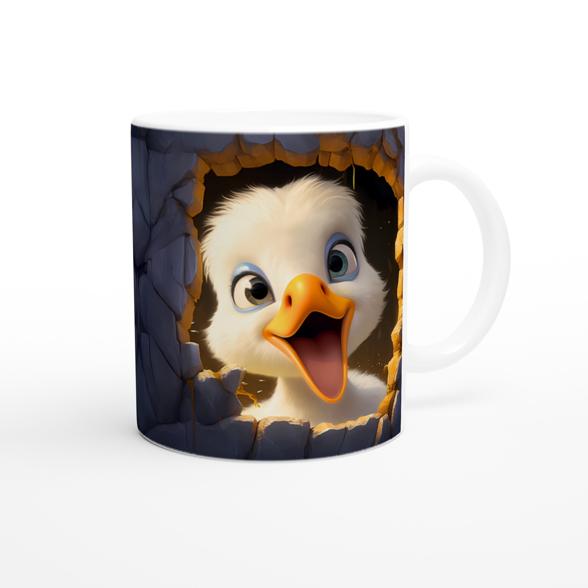 Glad Anka 11oz Keramisk Mugg - Rolig design i valfri färg 9 f9928a38-2f2f-4a58-97fb-8ff5d02942f9