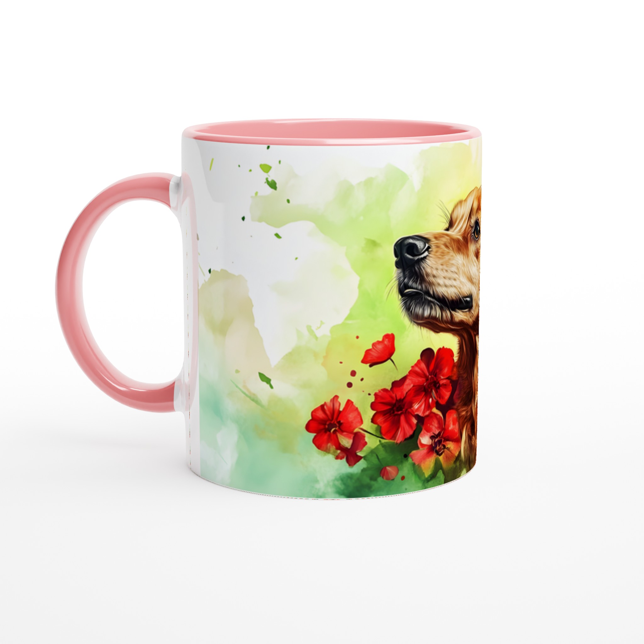 Färgsprakande Golden Retriever Keramikmugg – Perfekt för Hundälskaren i Valfri Färg! 6 f9a8d0c9-b28a-42a1-bca0-9360997f1f0c
