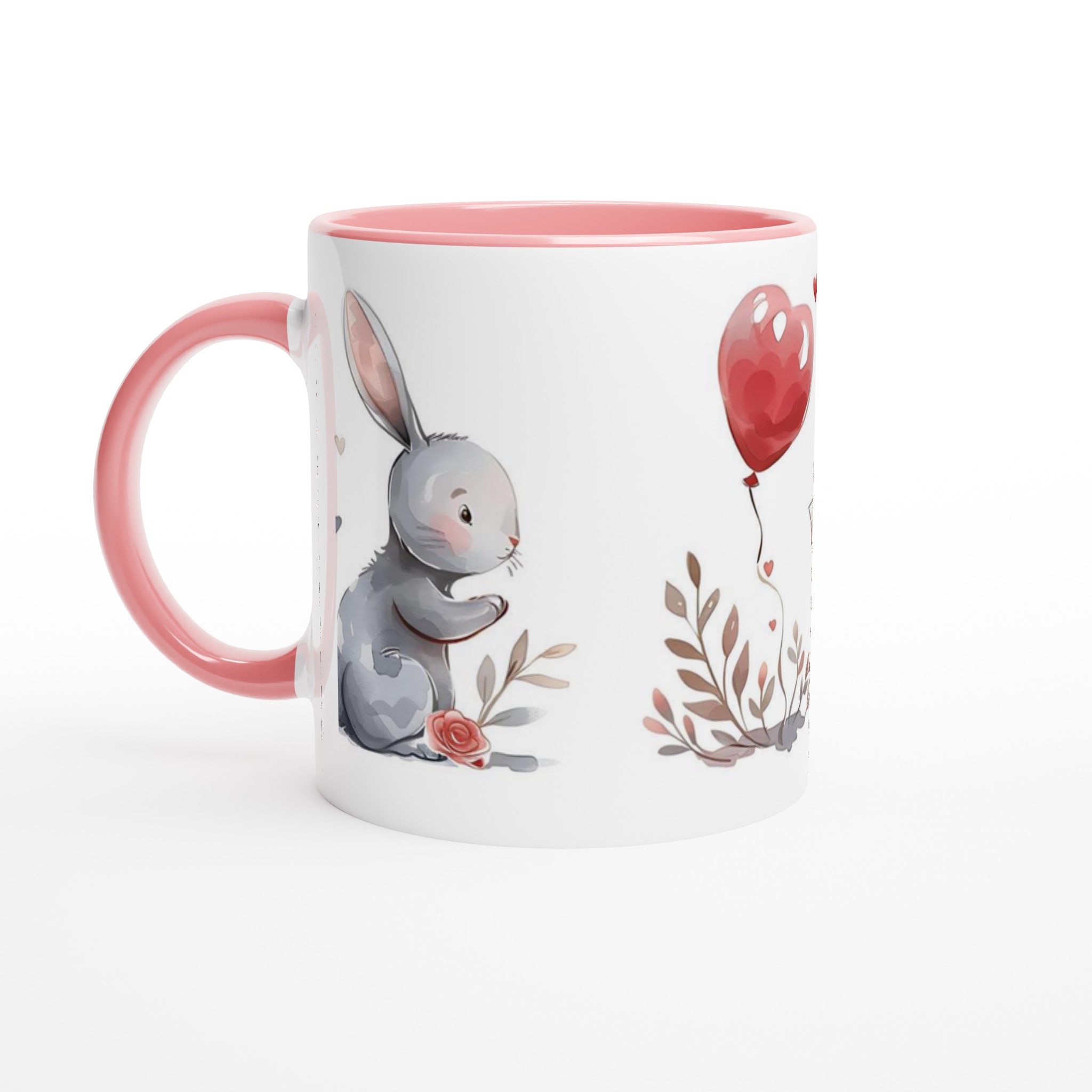 Söta kaniner akvarell 11oz keramikmugg – personlig present i valfri färg 6 f9a92c03-d418-4add-808f-4f812ddd3481
