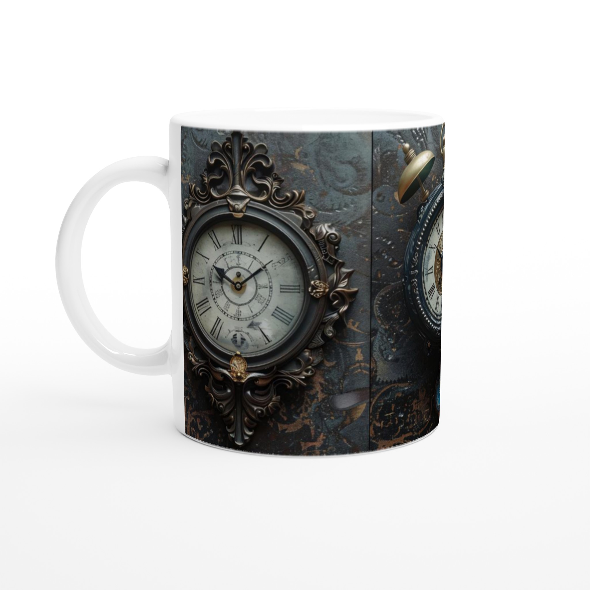 Tidlös Elegans: 11oz Keramikmugg med Vintage Art Deco-Inspirerad Design – Välj Din Färg! 1 f9daa065-35d9-4ed7-9936-e1c711231ef1