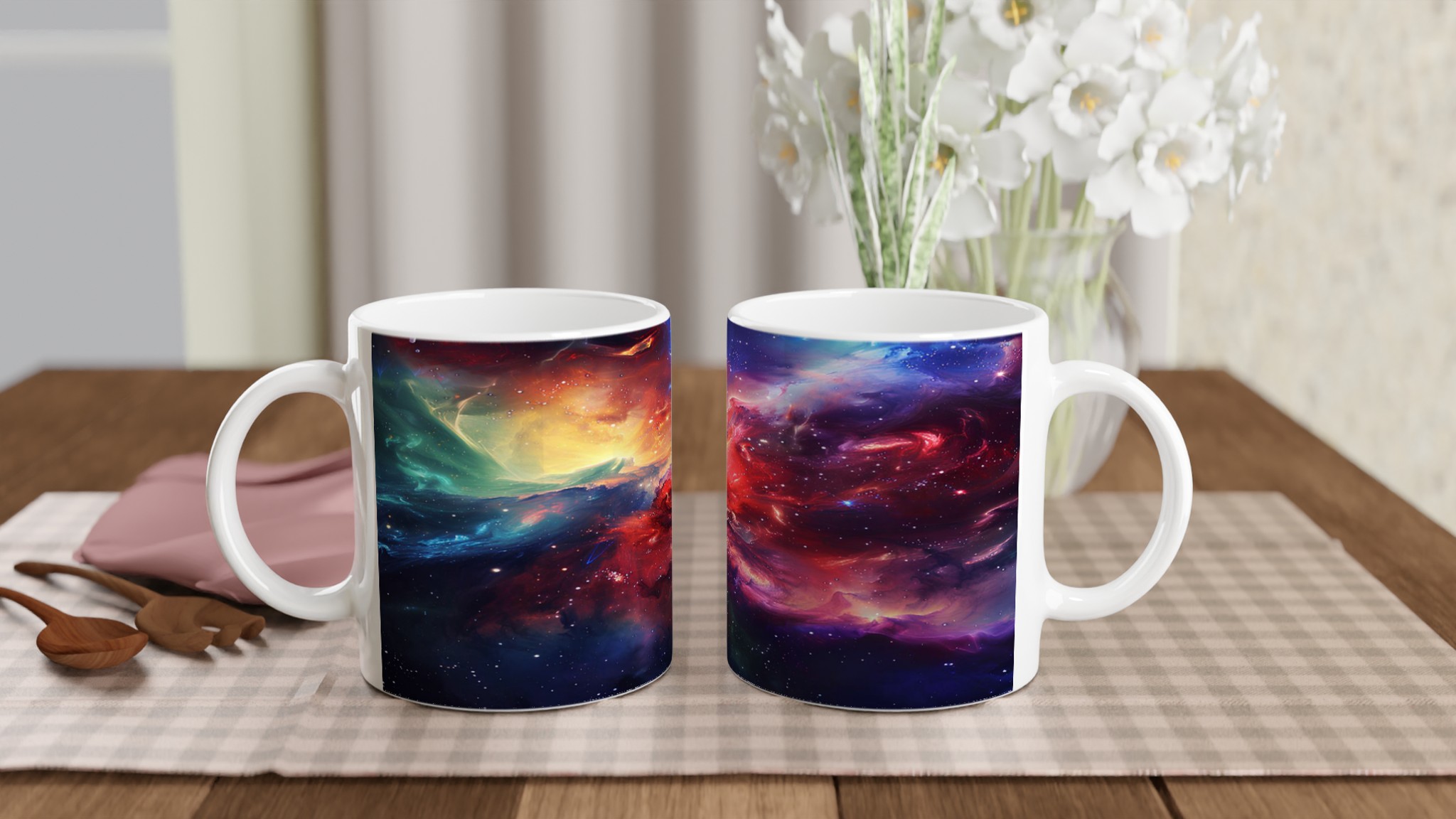 Kosmisk Nebula Keramikmugg - 11oz, Levande Rymdmotiv i ditt Färgval 10 f9dd3e77-62e6-45ab-a1c9-992631cc4512