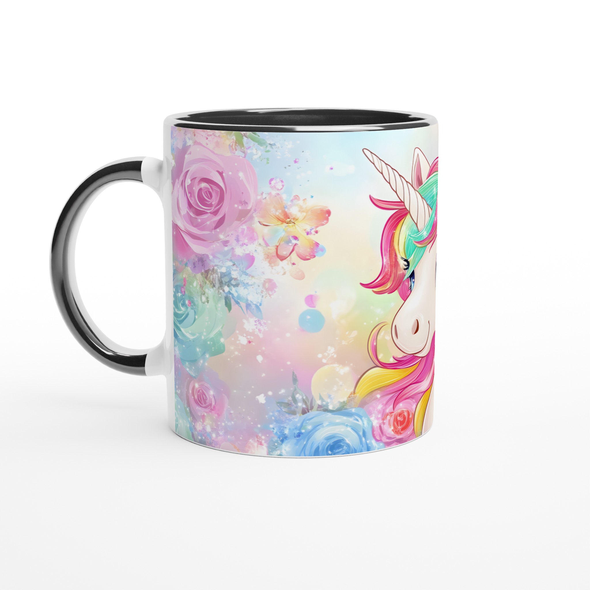 Magisk Enhörningsmugg – 11oz Keramisk Kaffekopp med Regnbågsfärgad Design – Välj bland 7 Förtrollande Färger! 7 f9ff7b36-2221-4614-8df9-b6d53cea04d8