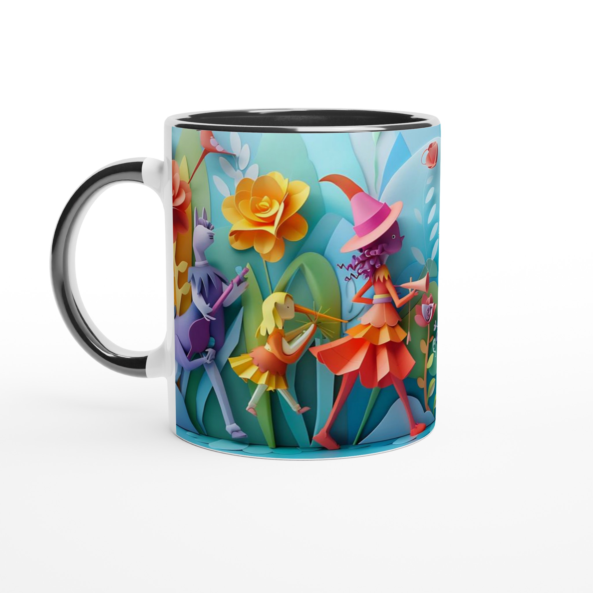 Magical Papercraft Fantasy Mugg – Kaffekopp med lekfull design, finns i åtta livfulla färger! 7 fa71b74b-f1eb-415c-acef-8d44ce891c6f