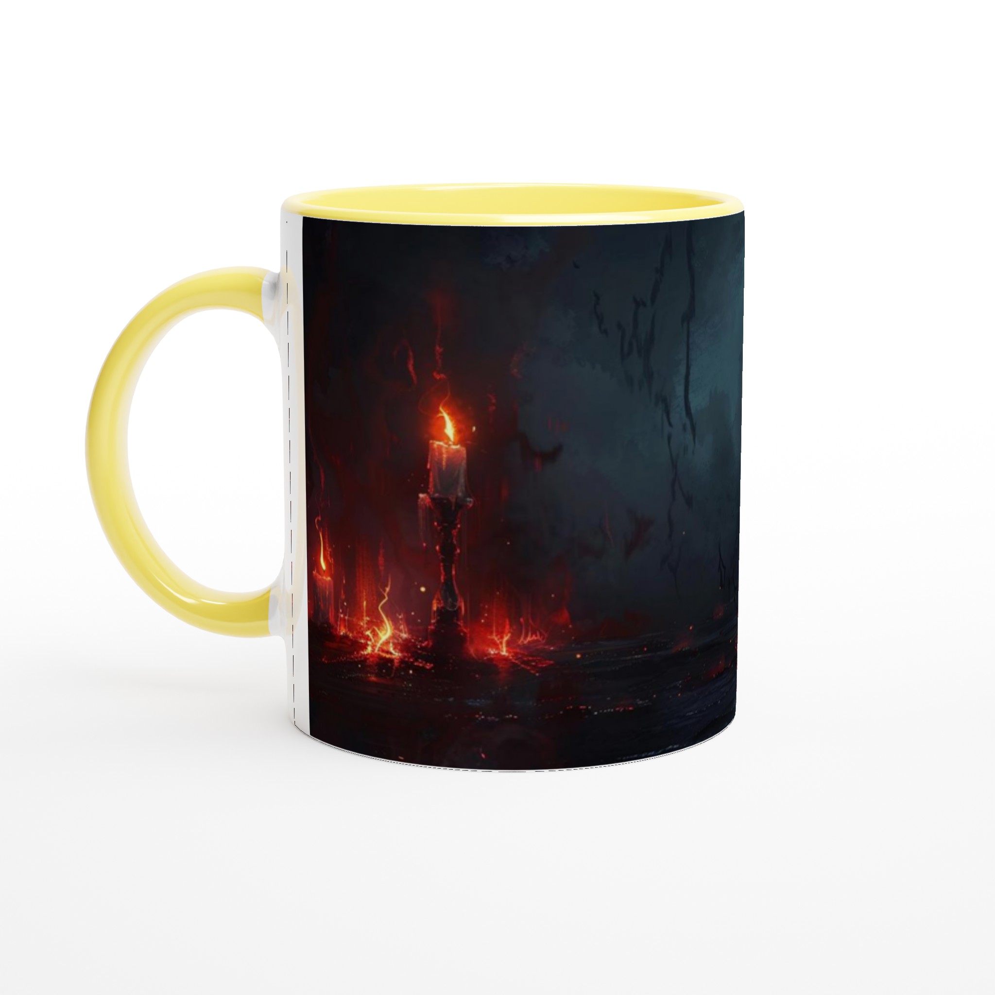 Mystiska Ljuskälla 11oz Keramisk Mugg – Gotisk Stämning & Glödande Detaljer i Flera Färger 5 faad5055-207b-4342-8c1d-878ff5dc7617