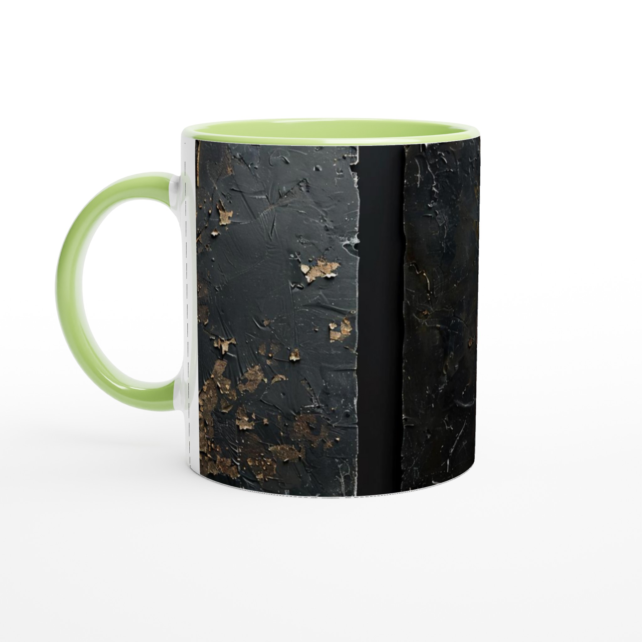 Abstrakt Mugg i Mörk Ton – 11 oz Keramikmugg med Metallisk Lyster 3 fad216c9-385e-454b-becf-febd29ea4481