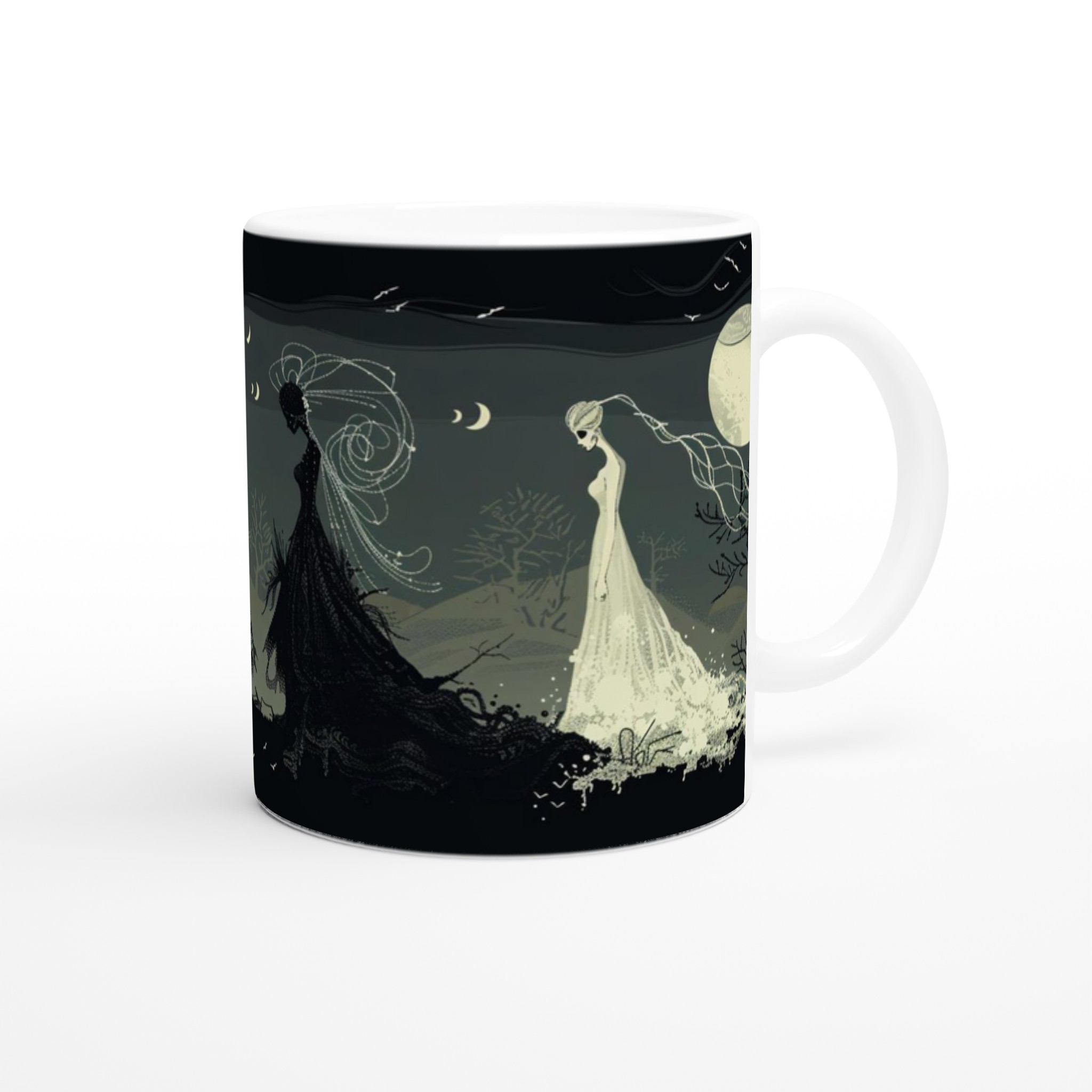Mörk Romantik Keramikmugg - Gotisk Stil & Fullmåne Vibe 9 fad7351e-aacd-41b8-81ca-94499ba0d4da