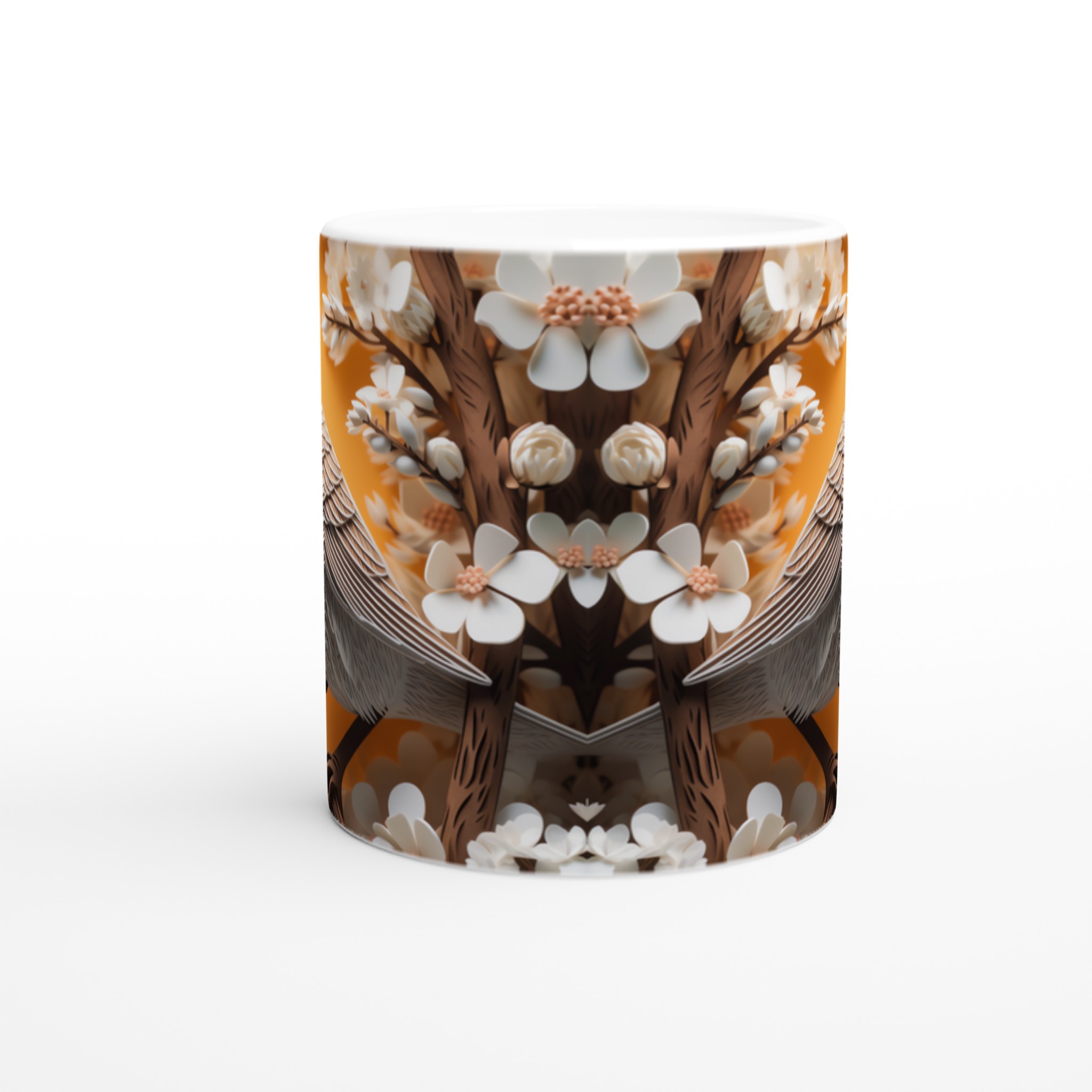 Konstfull Fågel & Blomma 11oz Keramisk Mugg – Välj bland 7 Livfulla Färger för Din Perfekta Kaffestund 8 fae4eee1-0269-4275-92e7-9a733a30d126
