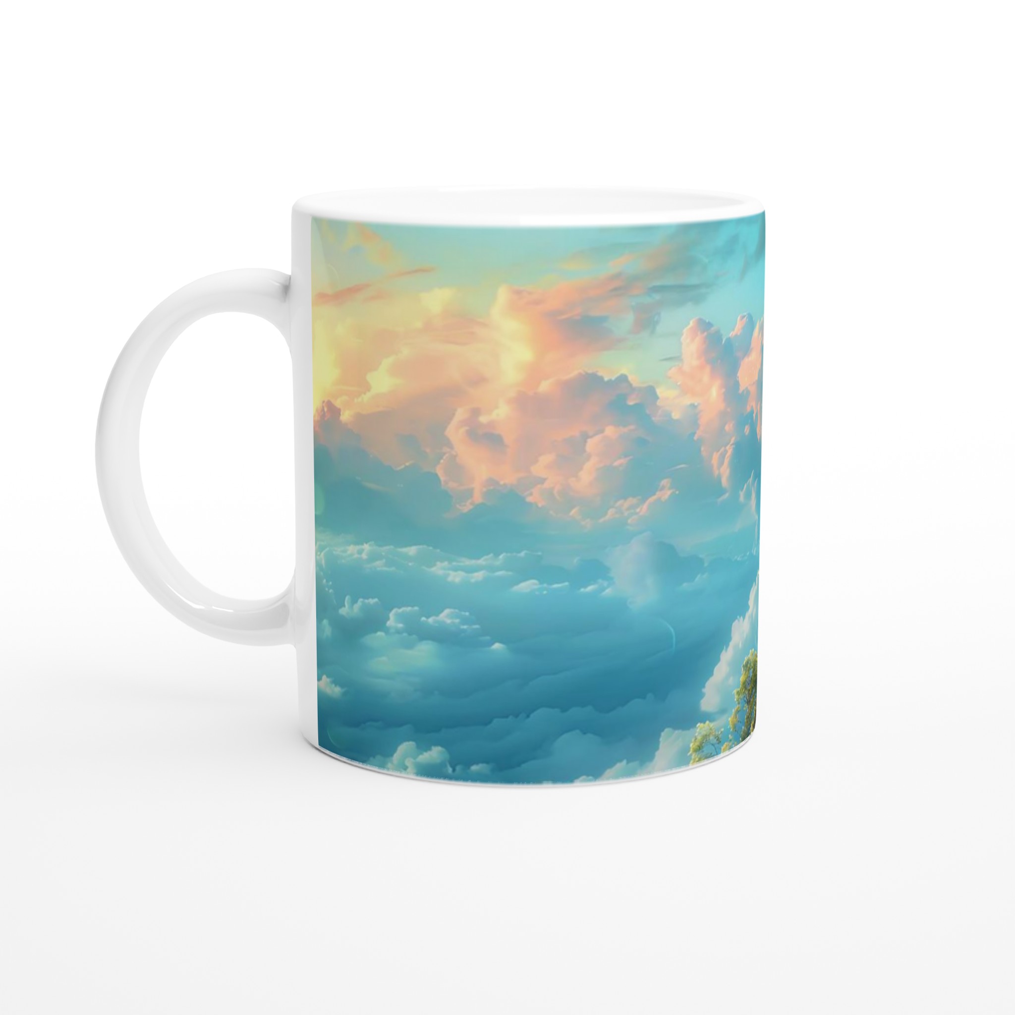 Drömlik Flytande Slott Keramisk Mugg – 11 oz Kaffemugg i Ditt Val av Färg för Fantasifulla Ögonblick 1 fafca182-c07e-4ee1-9471-047d565e1c72