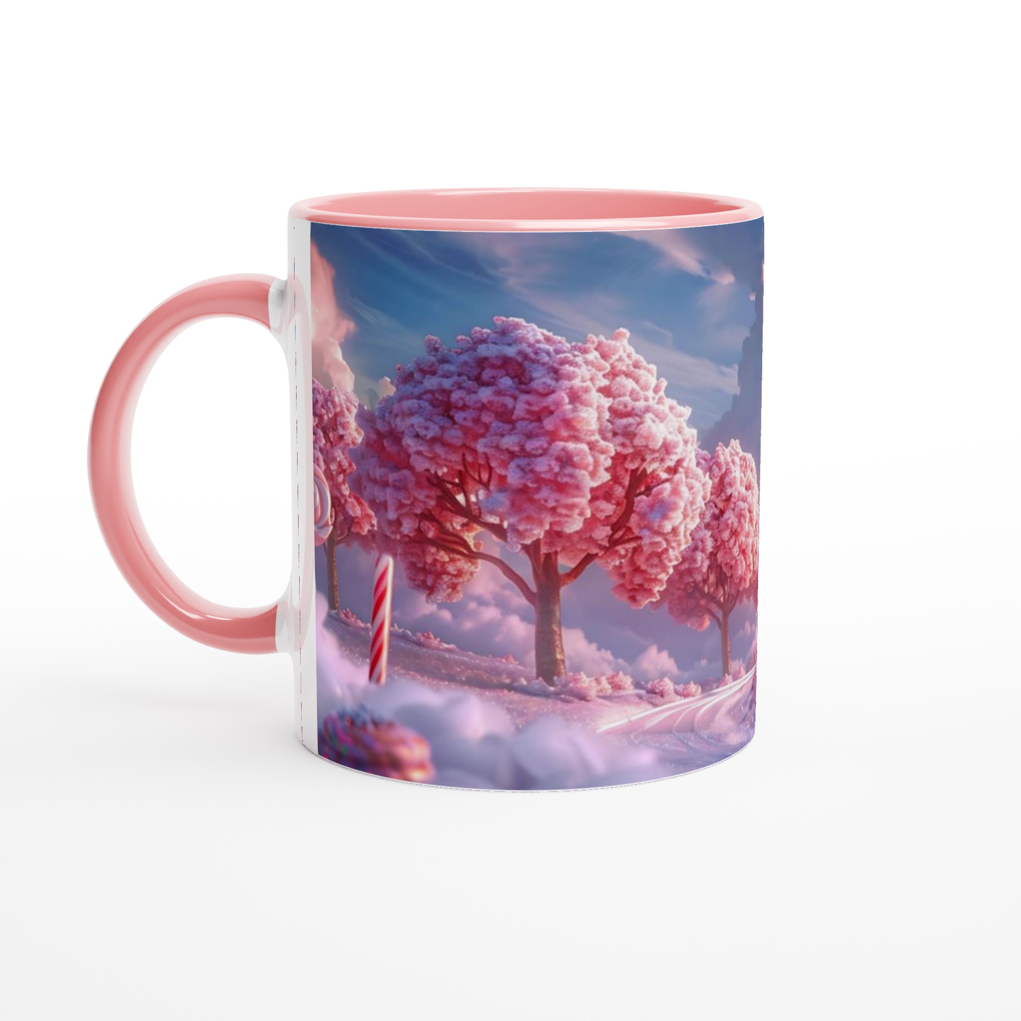 Drömsk Godislandskap Mugg – 11oz Keramikmugg i ditt val av 7 Fantastiska Färger 6 fb4c38e8-5263-40f3-8cc2-dd57f43a81ff