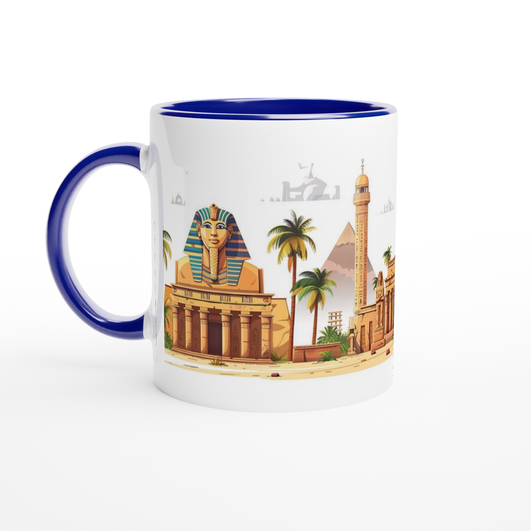 Egyptisk Horizon Mugg: Pyramider, Faraoner & Palmer – Välj din Färg! 4 fb698653-4286-4bc7-86ec-2ec9e86dbe6f