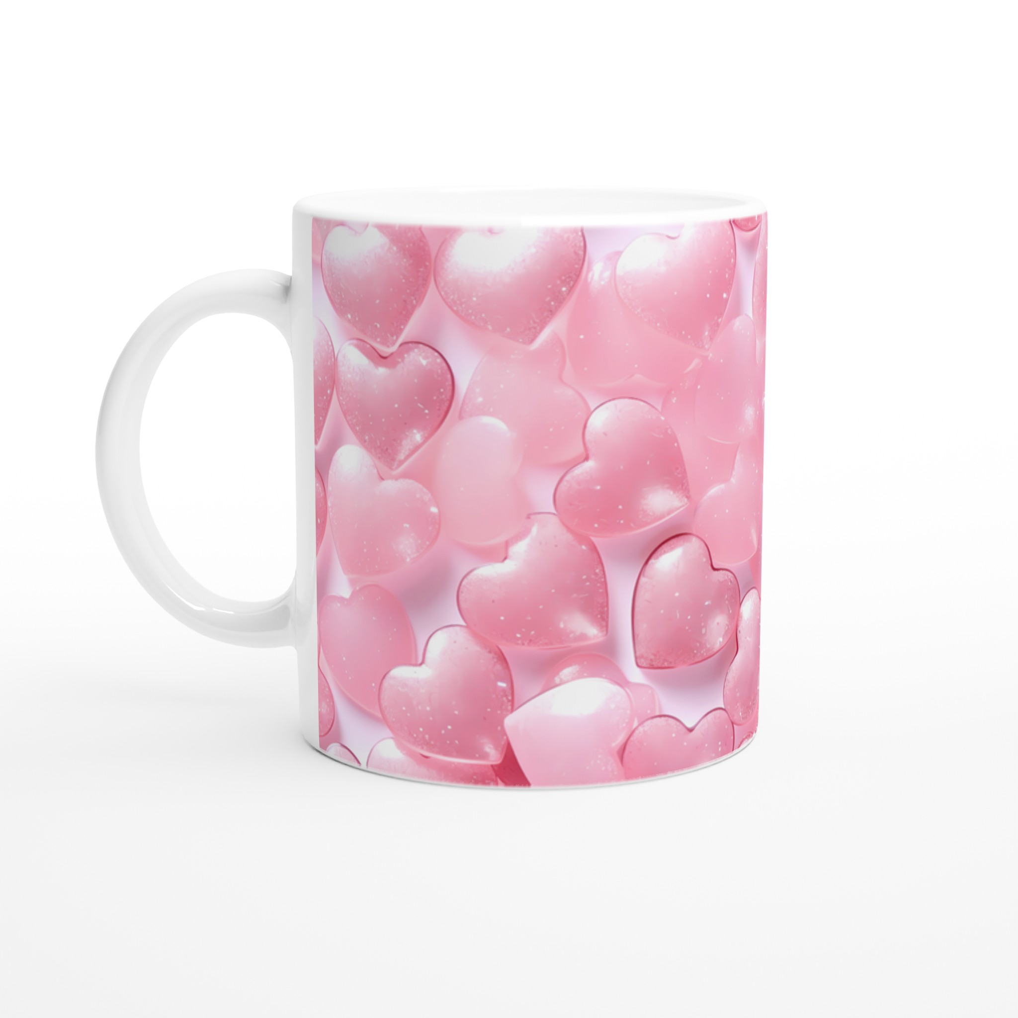 Romantisk 11oz keramikmugg i glittrande rosa – Välj din färg! 1 fbcfe173-b168-404b-960d-9369944f1724